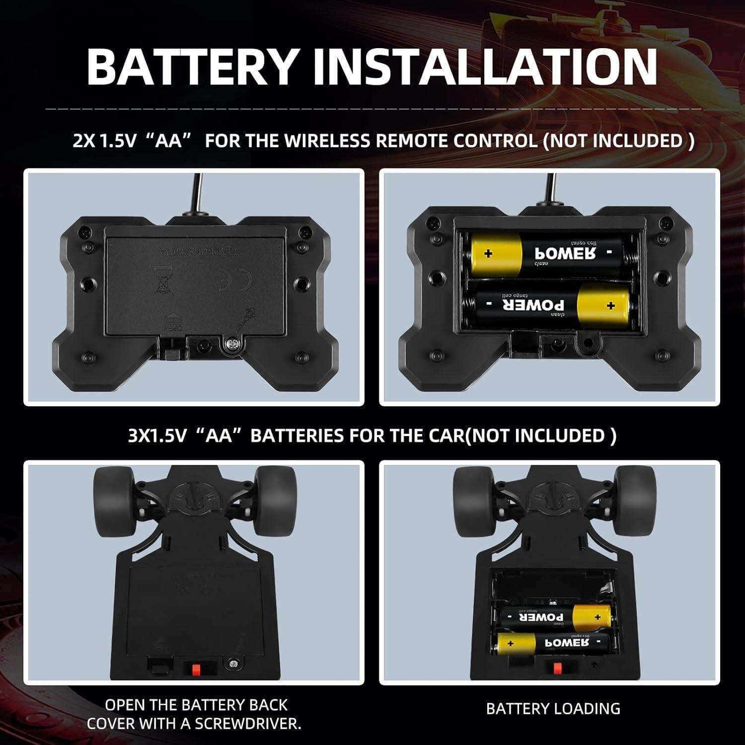 Coche RC F1 DOLIVE 1:18 Acrobático para Niños 6-13 Años