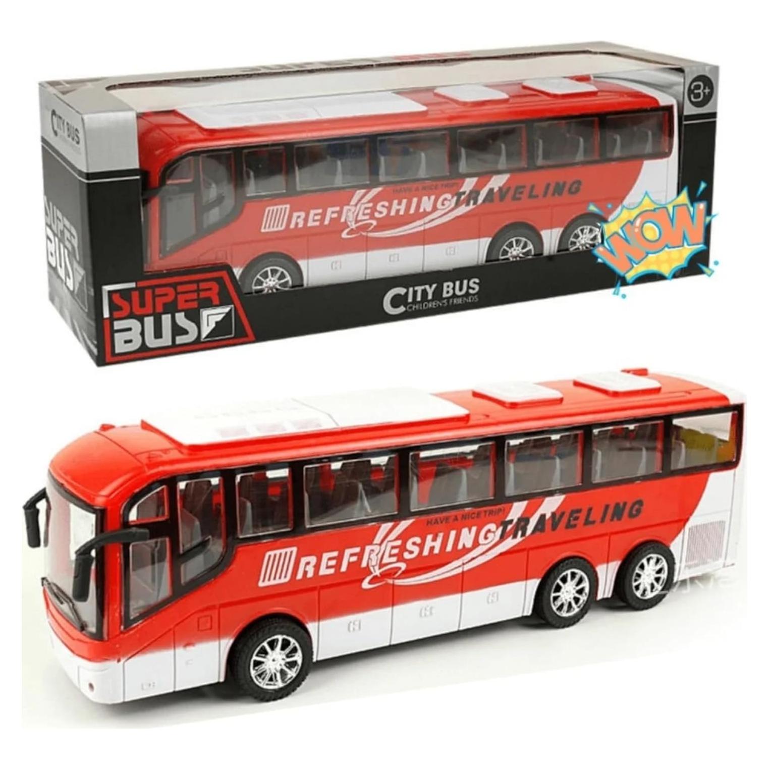 Autobús Escolar Inercia AUTERCO 32x8x10 cm para Niños