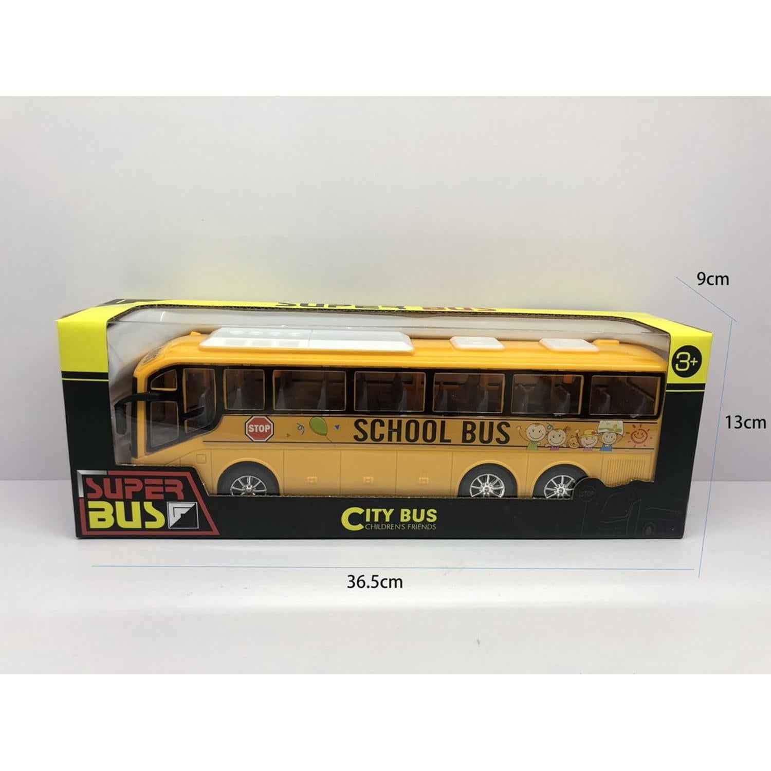 Autobús Escolar Inercia AUTERCO 32x8x10 cm para Niños