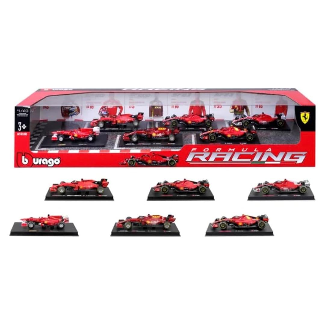Set Die-Cast Bburago Ferrari F1 1:43 - 6 Coches Exclusivos 2023