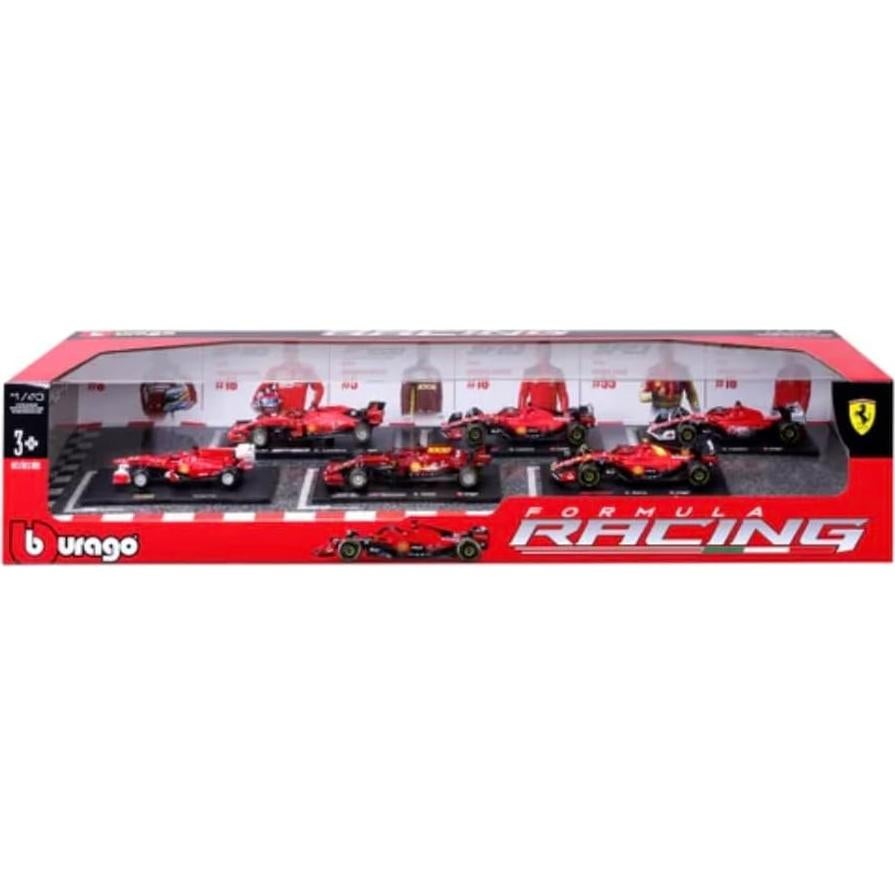 Set Die-Cast Bburago Ferrari F1 1:43 - 6 Coches Exclusivos 2023