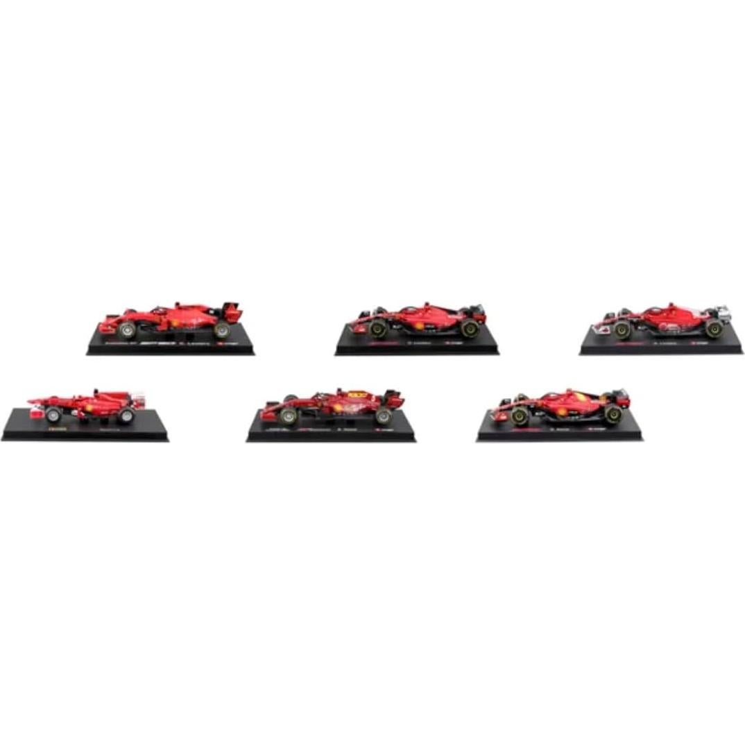 Set Die-Cast Bburago Ferrari F1 1:43 - 6 Coches Exclusivos 2023