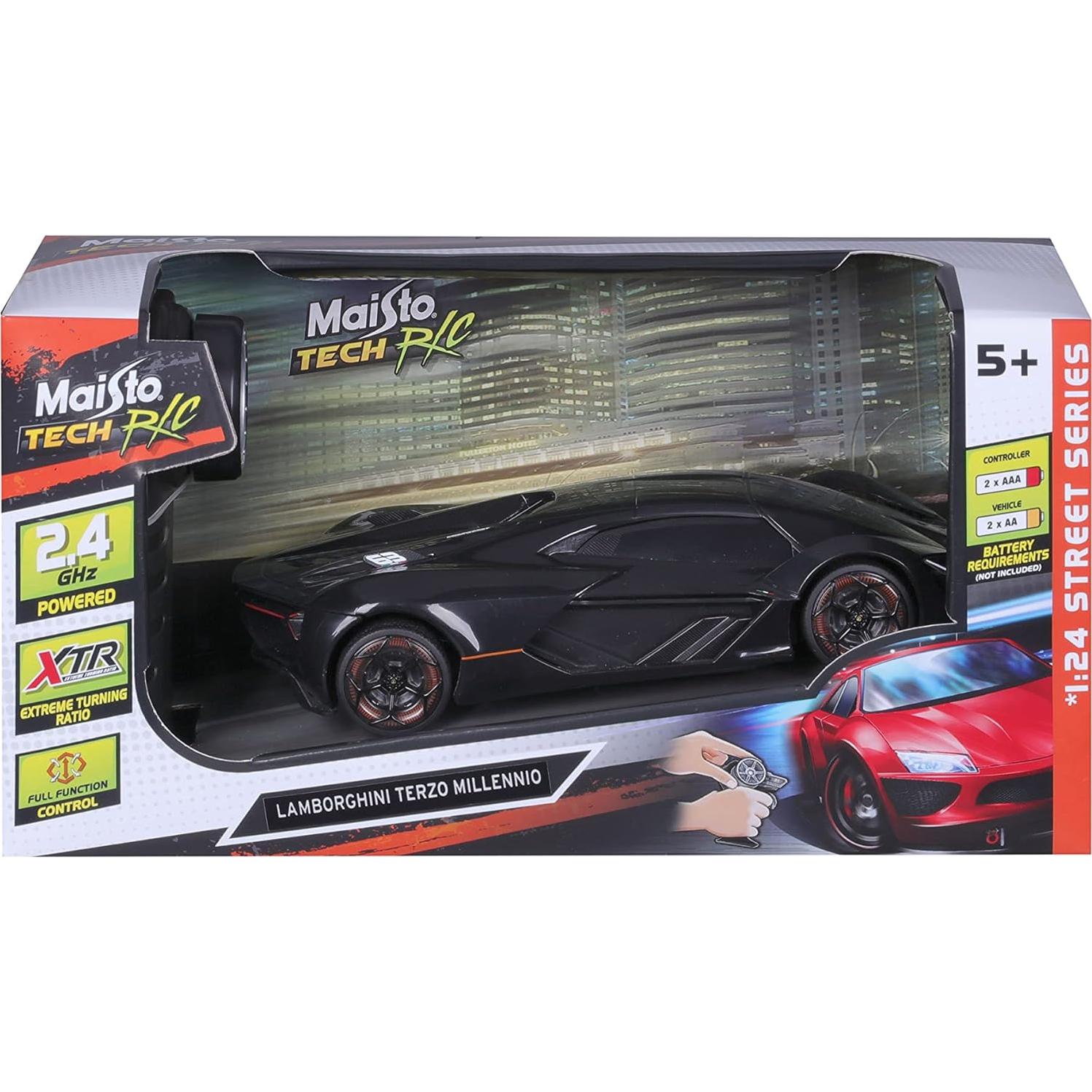 Maisto R/C Lamborghini Terzo Millenio 1:24 2.4 GHz Negro