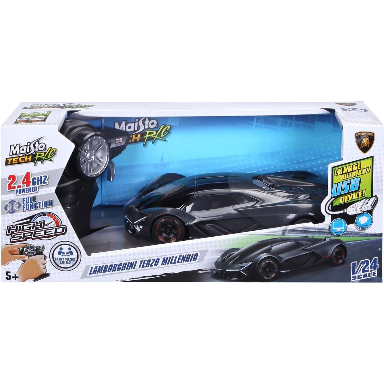 Maisto R/C Lamborghini Terzo Millenio 1:24 2.4 GHz Negro