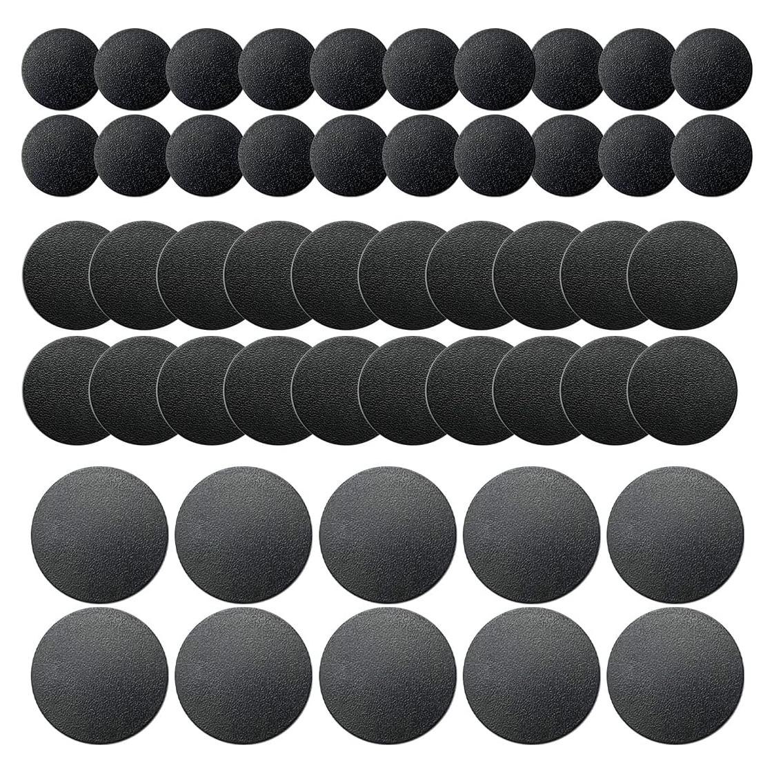 Bases Redondas de Plástico NC EBCO 50 Pcs 25mm 32mm 40mm