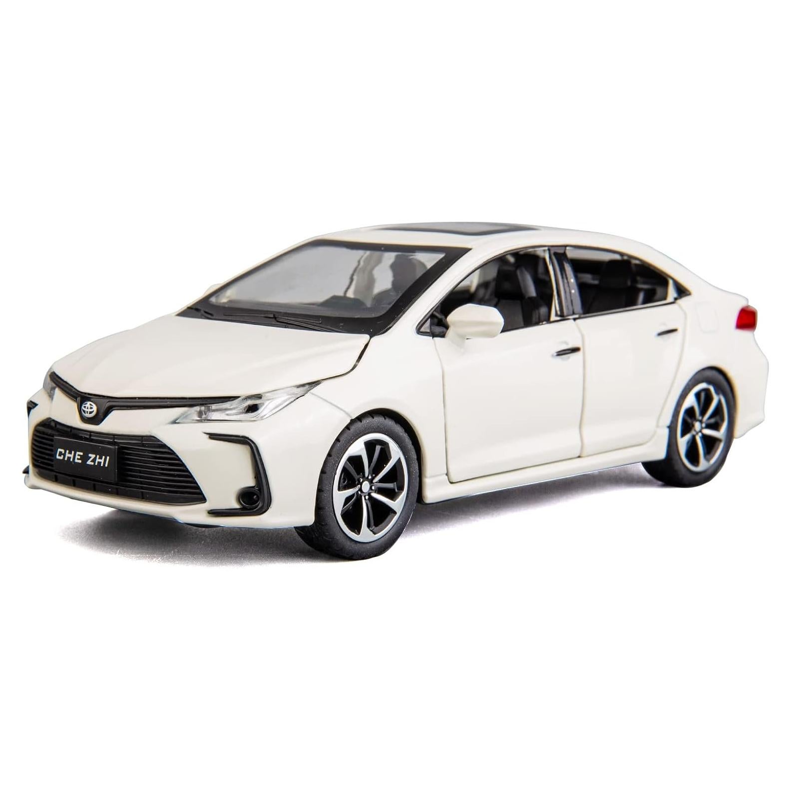 Coche de Juguete BDTCTK Corolla 1:32 Blanco con Sonido y Luz