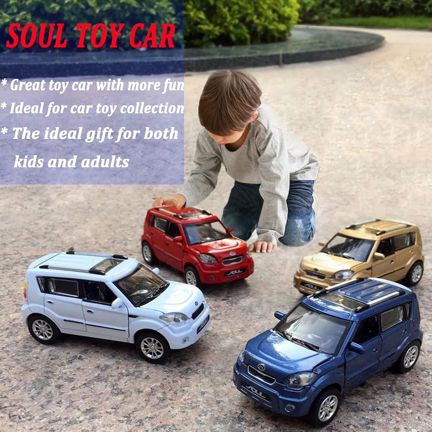 Coche de Juguete Diecast KIA Soul Blanco 1:32 con Sonido