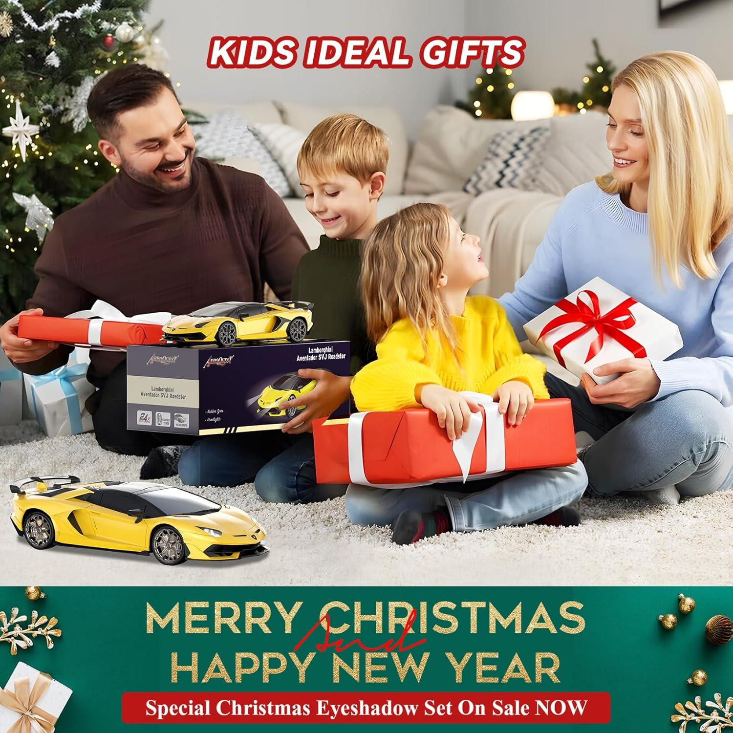 Coche RC Lamborghini AEROQUEST 1:16 con Luces LED 12Km/h