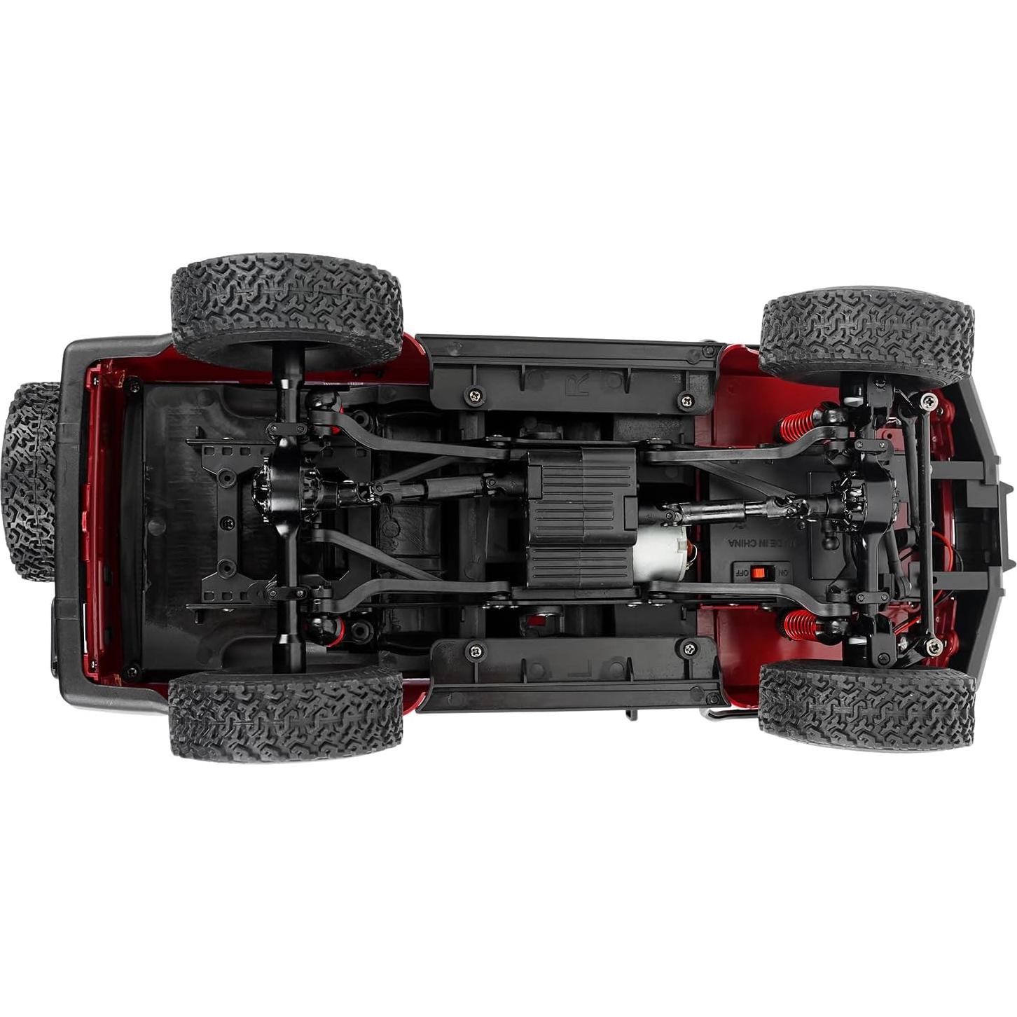 Camión RC Crawler WPL C54-1 4x4 Todo Terreno Rojo