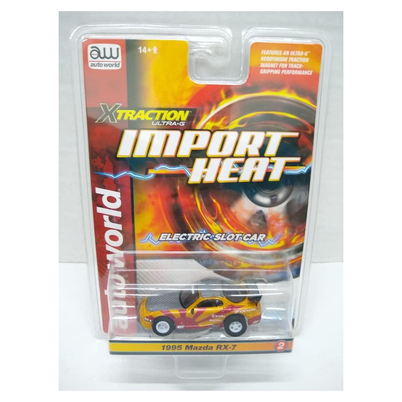 Coche de Slot Eléctrico Auto World SC378-2A Mazda RX-7 HO