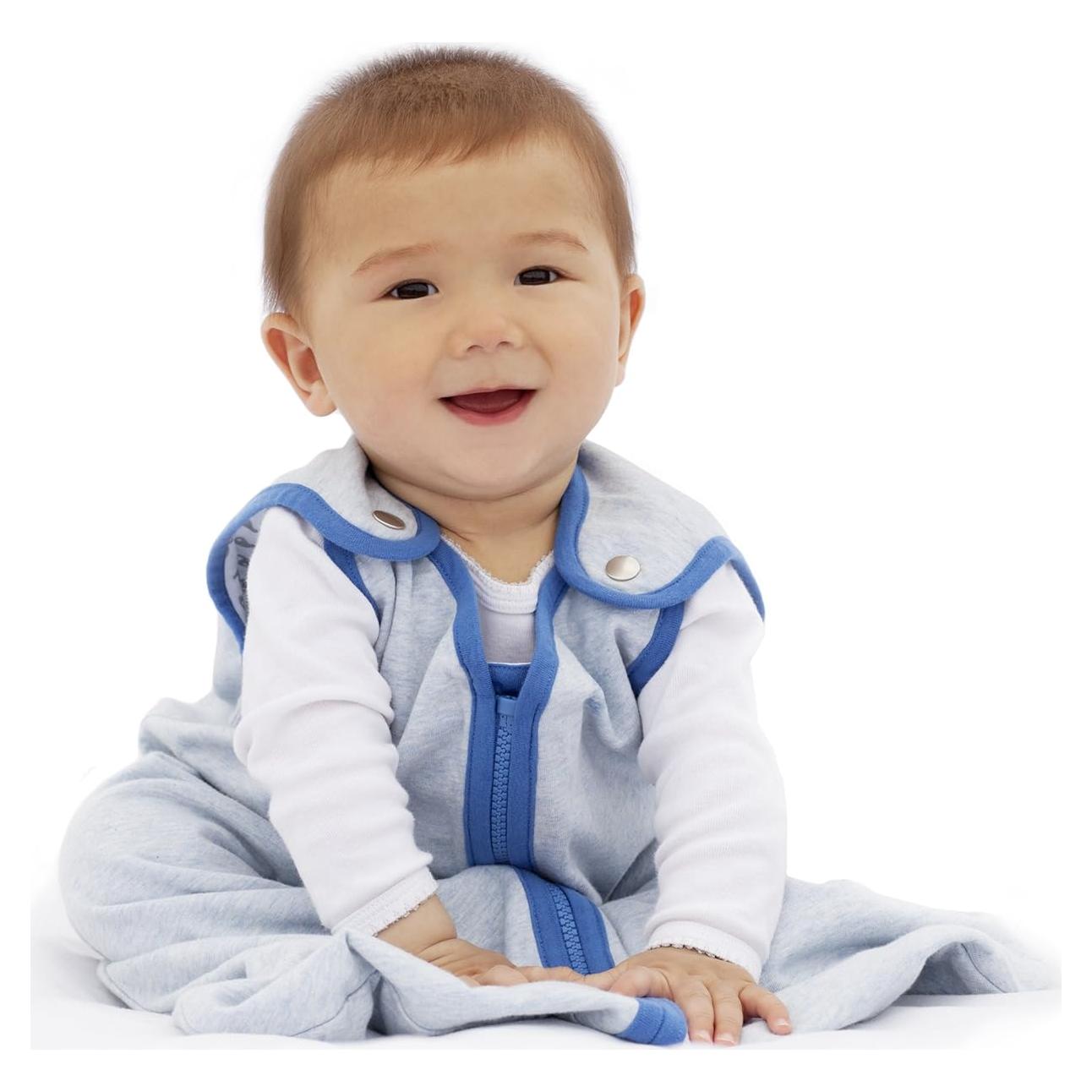 Saco de Dormir Baby Deedee Sleep Nest Lite 100% Algodón Azul