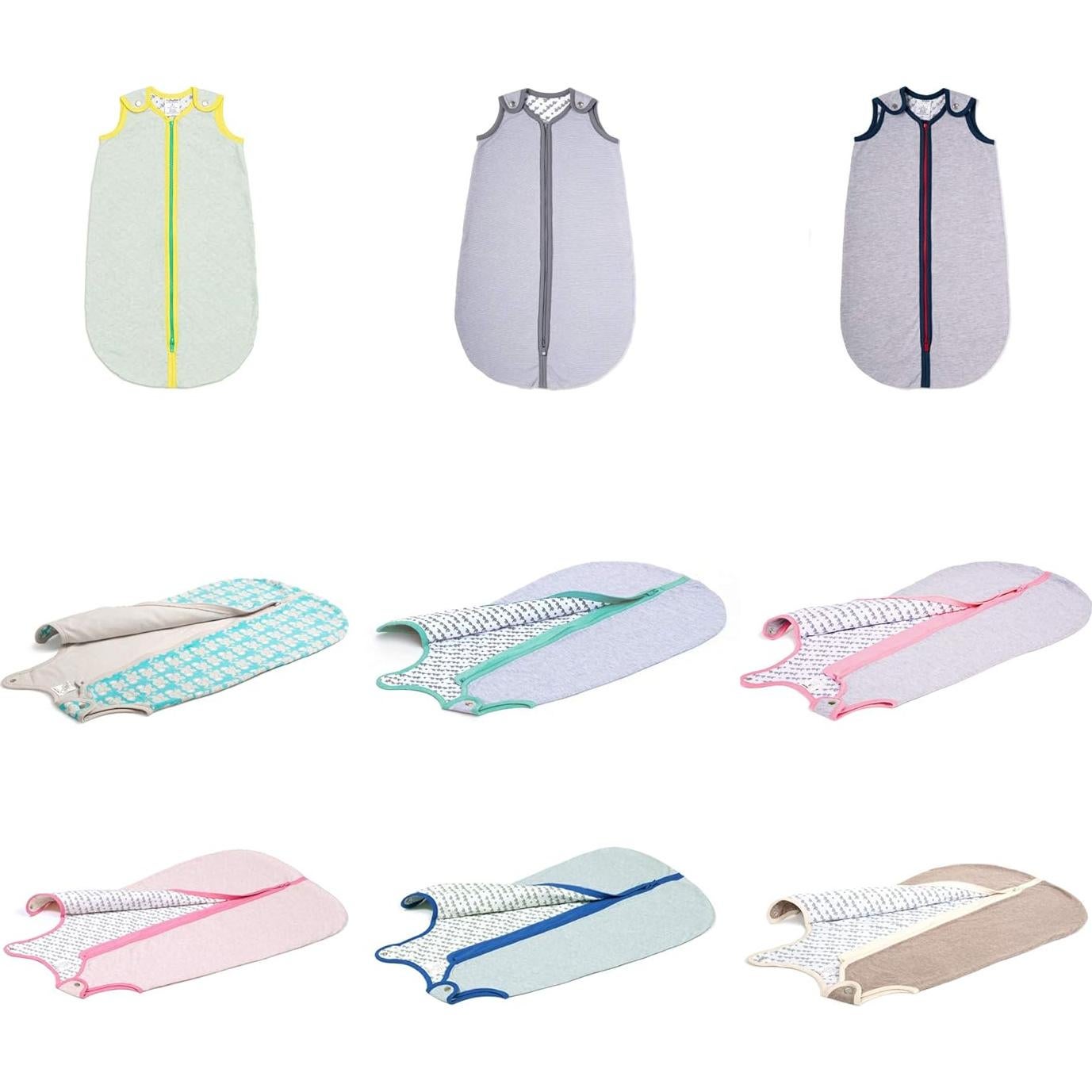 Saco de Dormir Baby Deedee Sleep Nest Lite 100% Algodón Azul