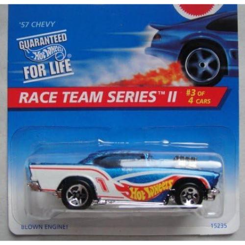 Hot Wheels Equipo de Carreras II #3 - 4 Autos 1:64 Azul/Blanco