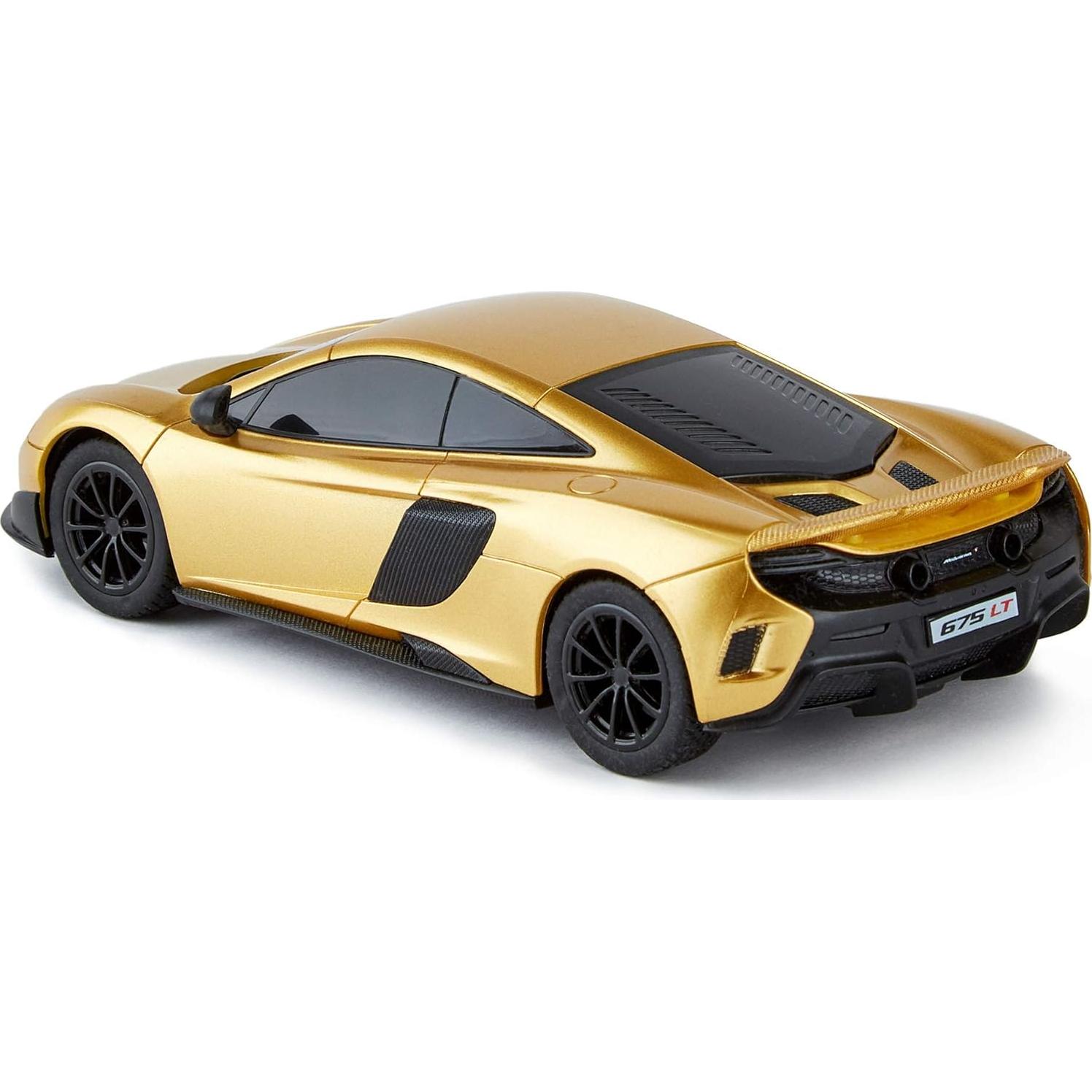 Coche RC CMJ McLaren 675LT 1:24 Dorado con Luces