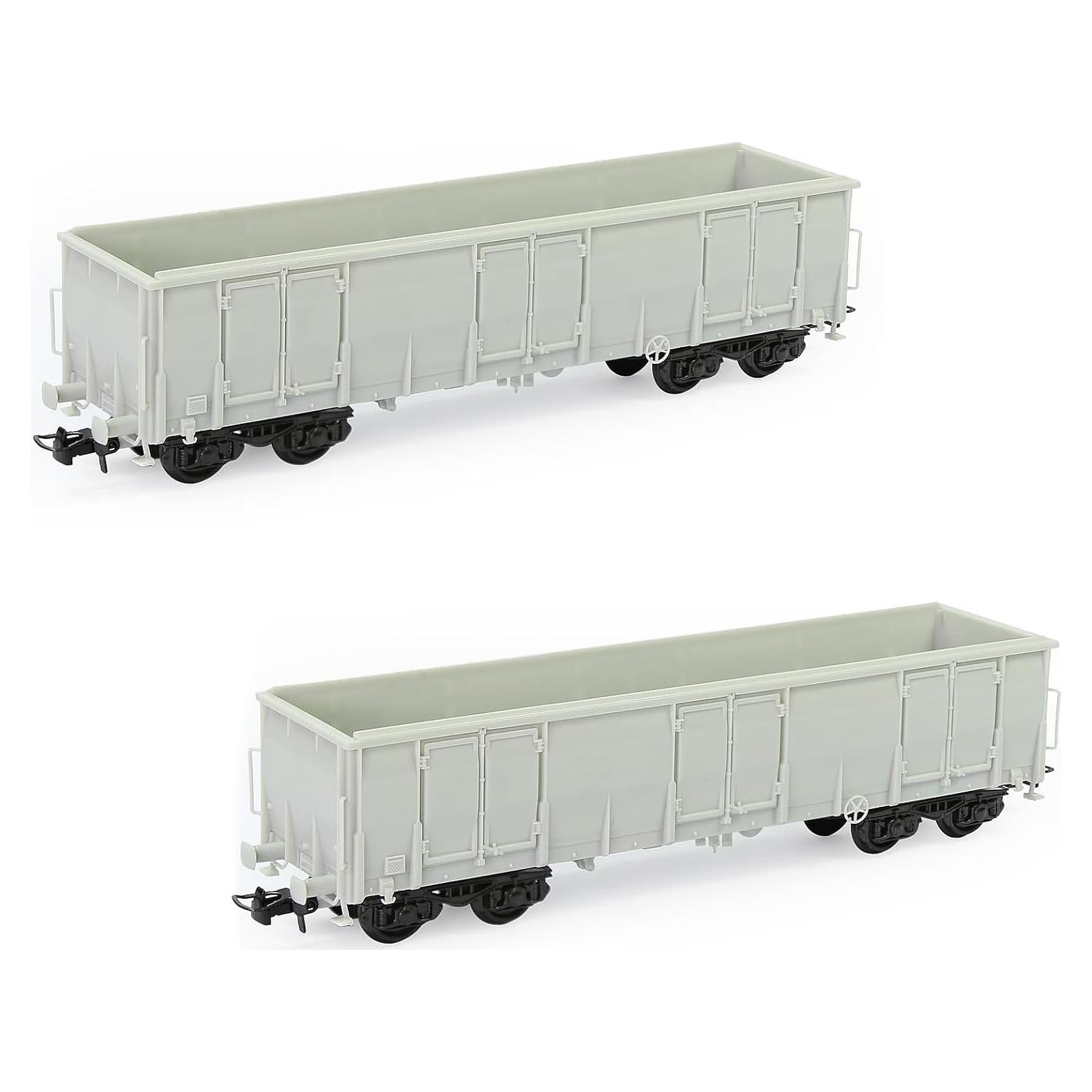 Vagón Gondola Blanco Evemodel 2pcs Escala HO 1:87 DIY