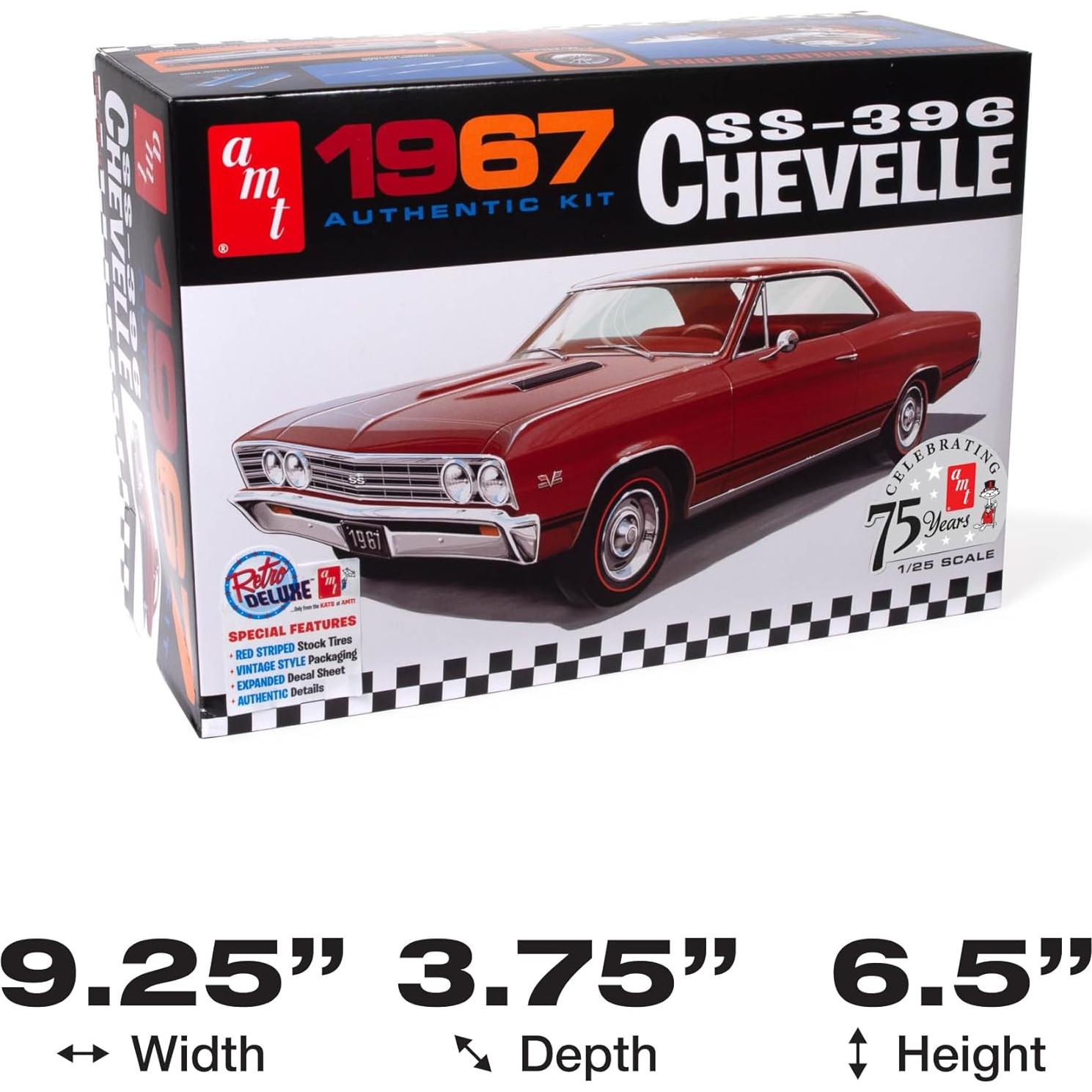 Kit de Modelo AMT Chevrolet Chevelle SS396 Escala 1:25