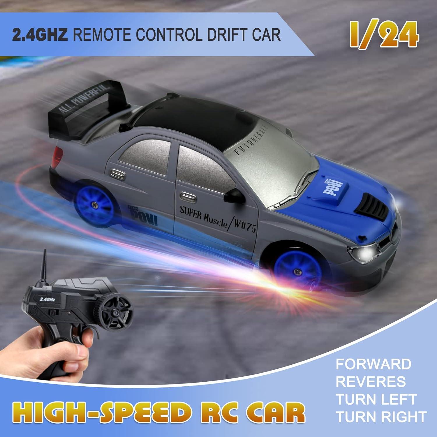 Coche RC Desdoni Drift 1:24 4WD 15KM/H con Luces LED