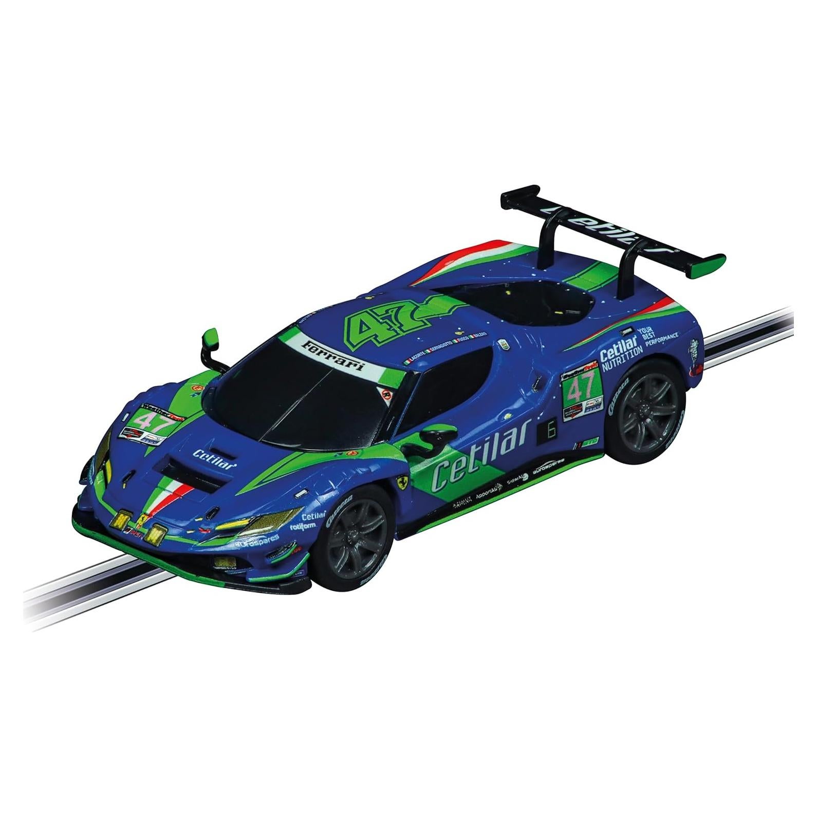 Coche de Slot Carrera Ferrari 296 GT3 1:43 Cetilar Racing