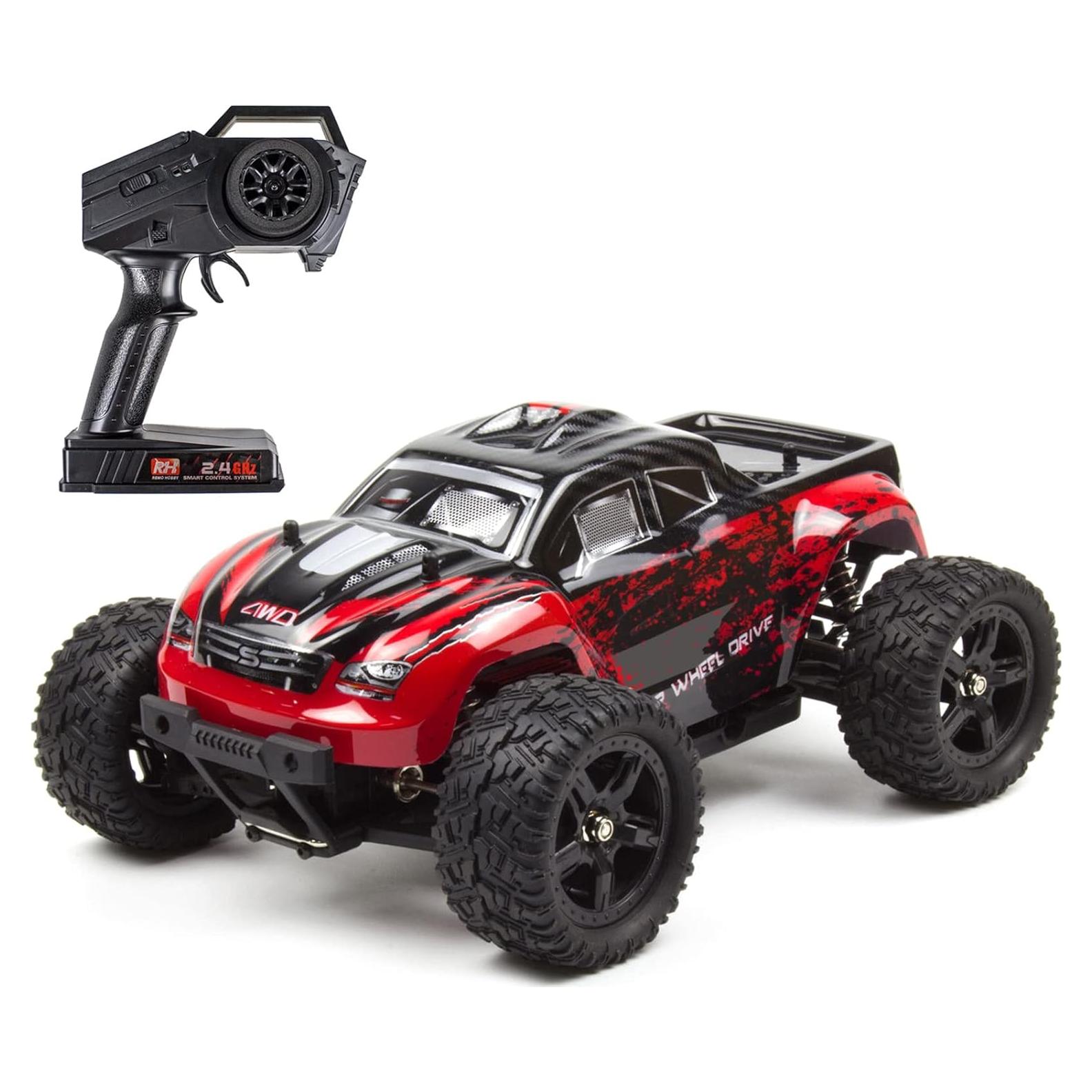 Coche RC Todo Terreno REMO 1:16 4WD 40KM/H Carmesí