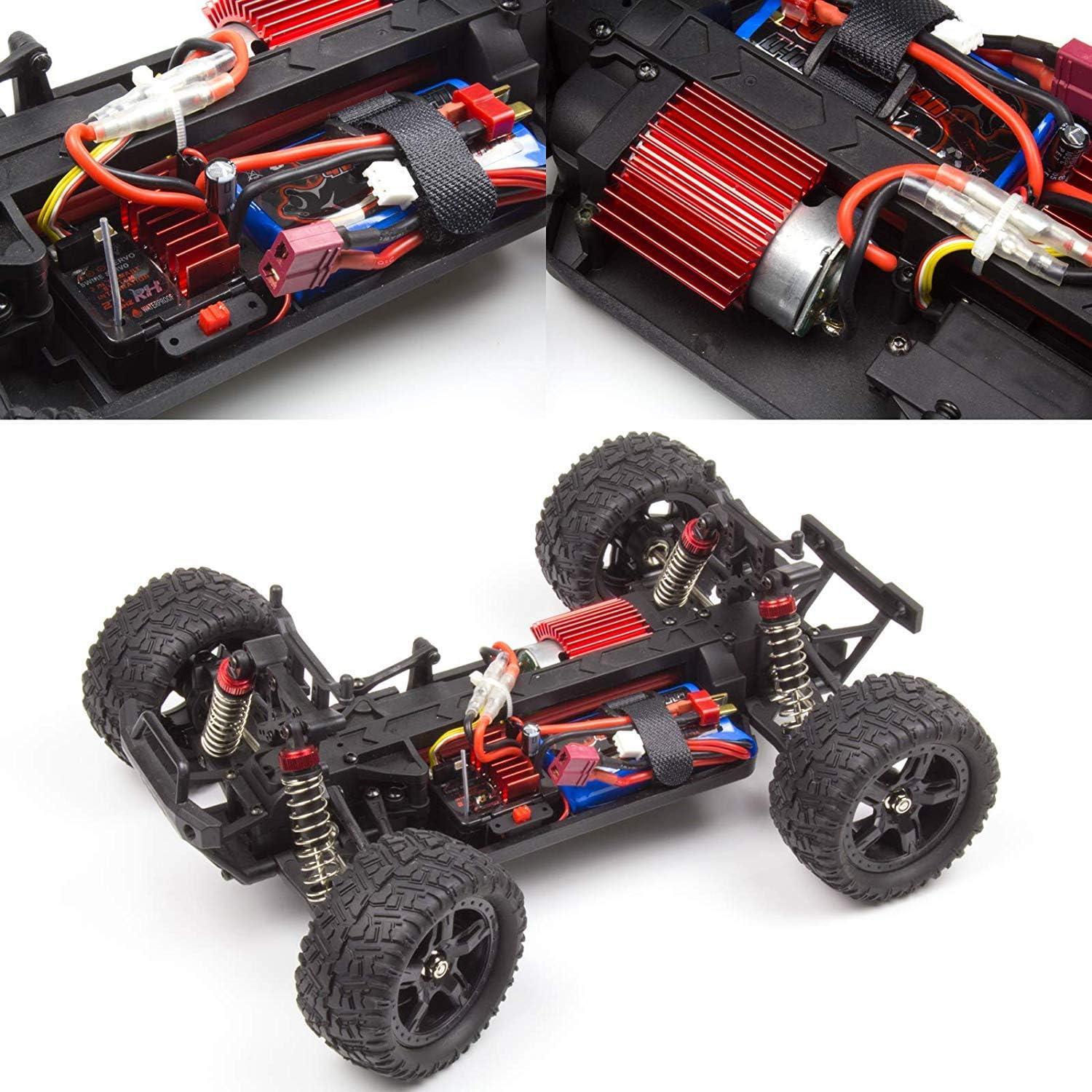 Coche RC Todo Terreno REMO 1:16 4WD 40KM/H Carmesí