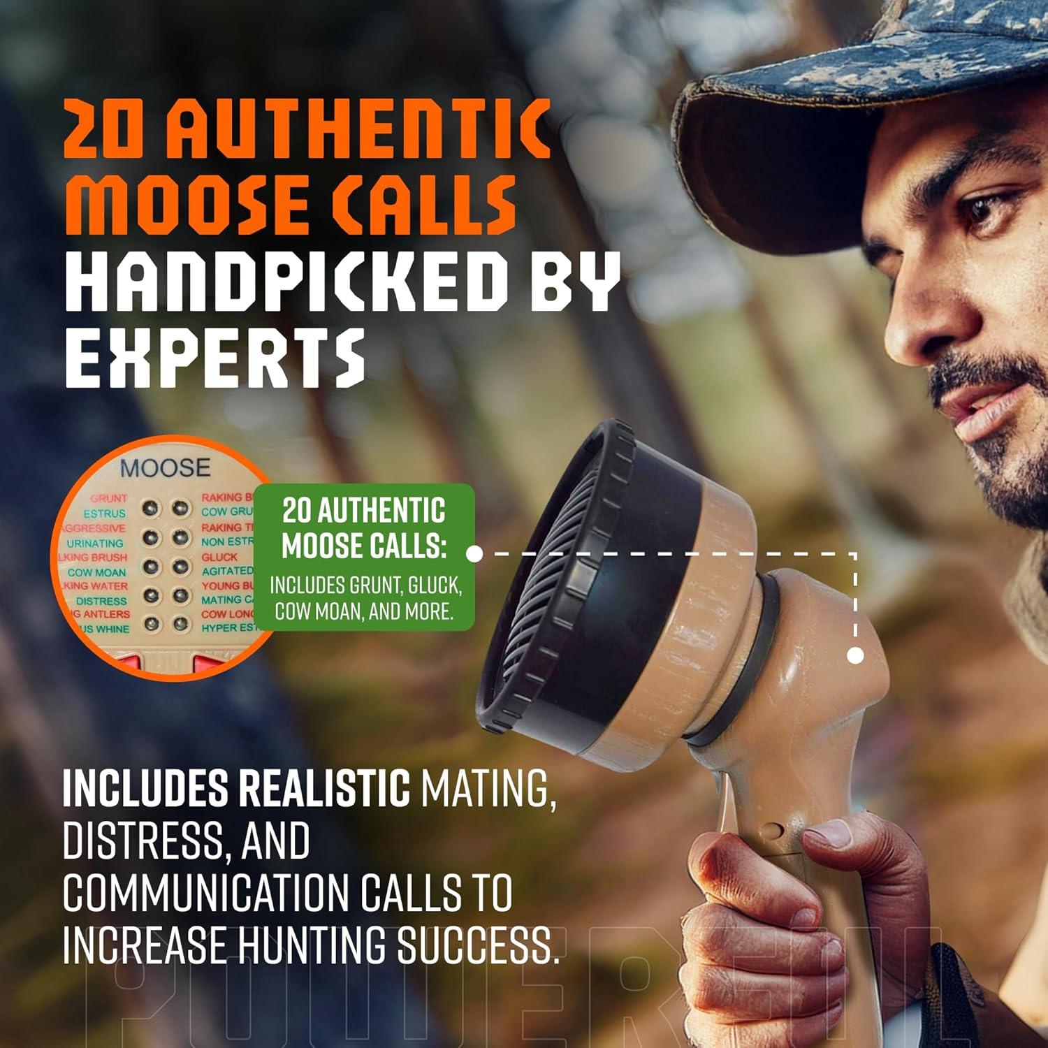 Llamador Electrónico Cass Creek Mega Amp 20X Caza 20 Sonidos