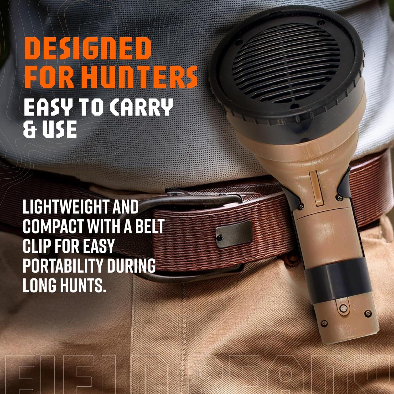 Llamador Electrónico Cass Creek Mega Amp 20X Caza 20 Sonidos