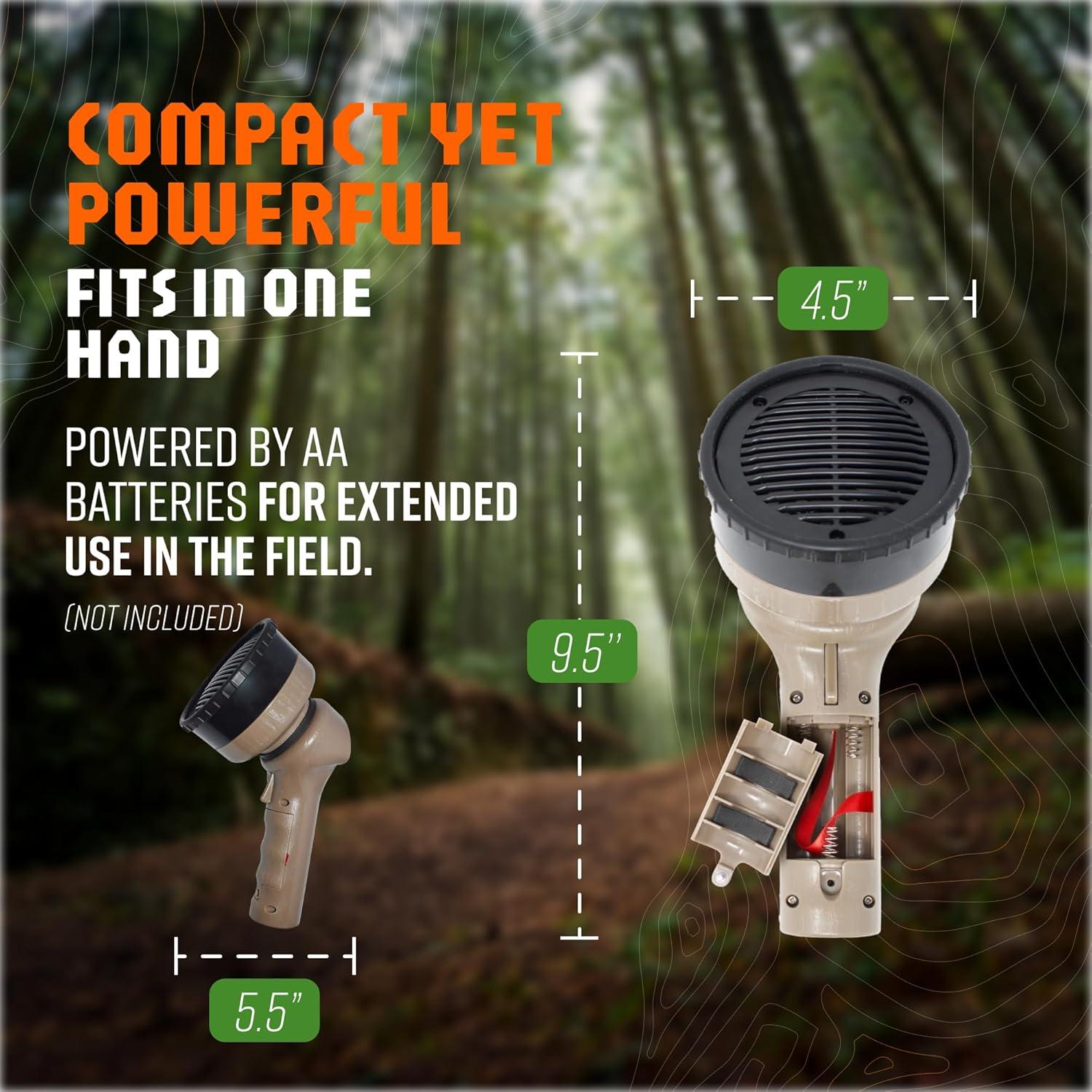 Llamador Electrónico Cass Creek Mega Amp 20X Caza 20 Sonidos