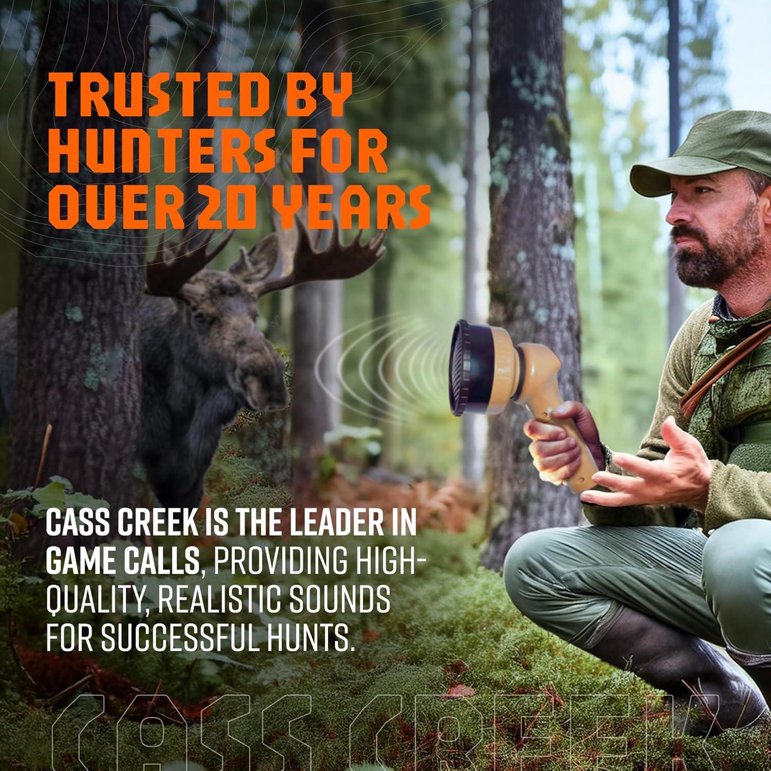 Llamador Electrónico Cass Creek Mega Amp 20X Caza 20 Sonidos