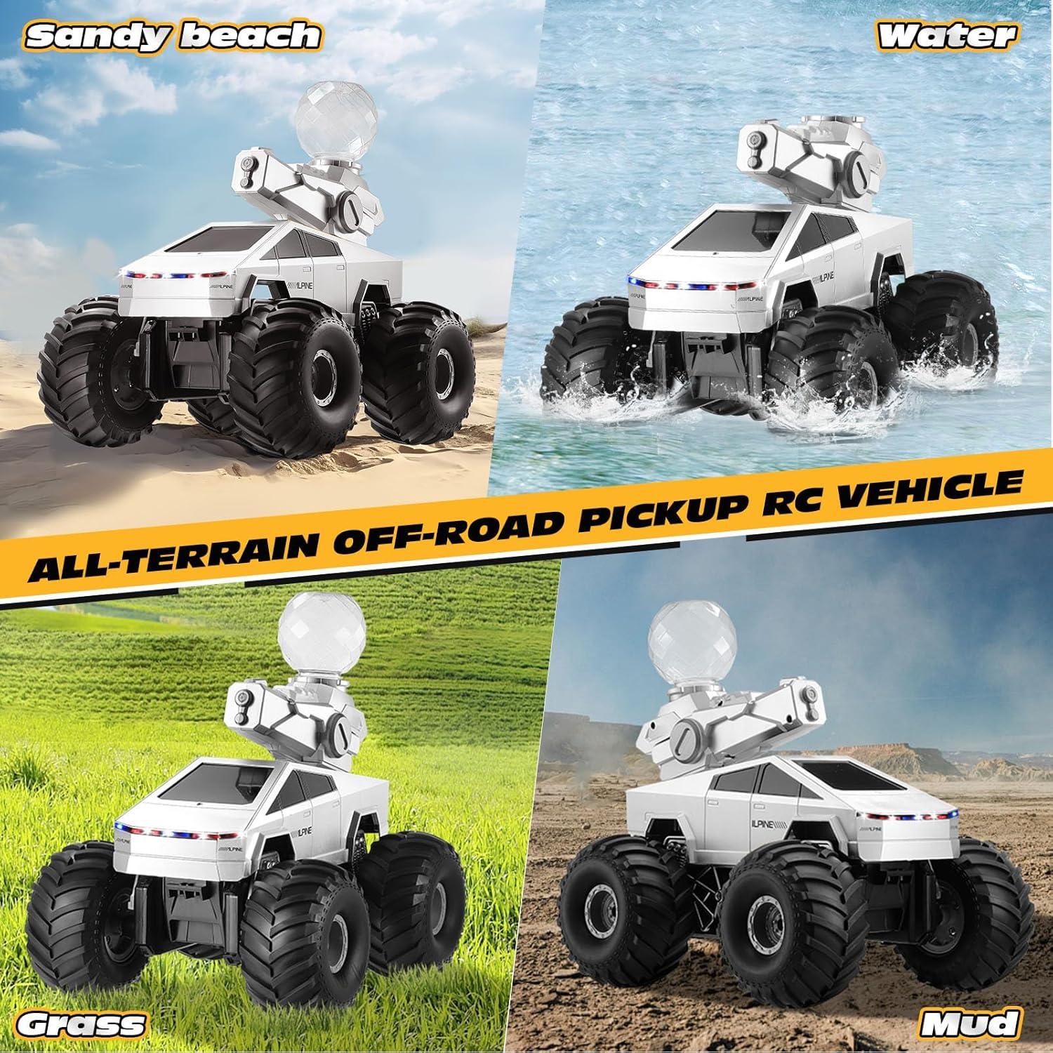 Camión RC Anfibio Fippy XS-1S 4WD Impermeable 1:16