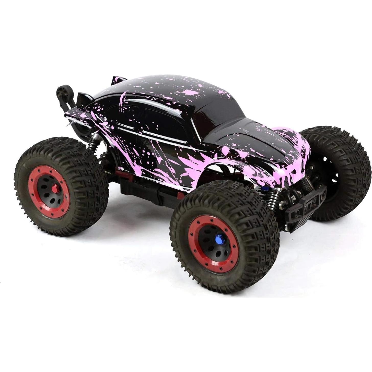 Carrocería RC Personalizada SummitLink 1/10 1/8 Rosa Negra