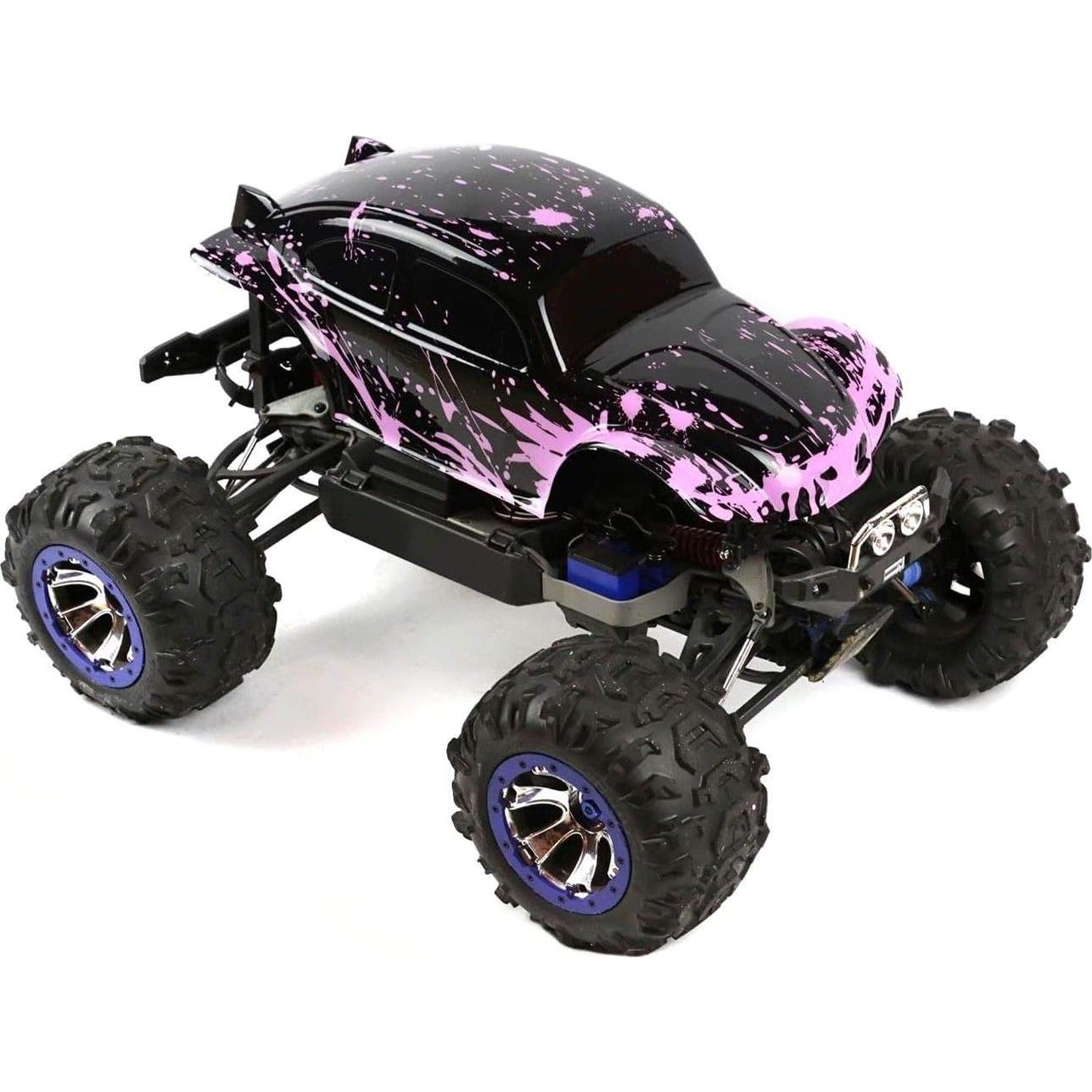 Carrocería RC Personalizada SummitLink 1/10 1/8 Rosa Negra