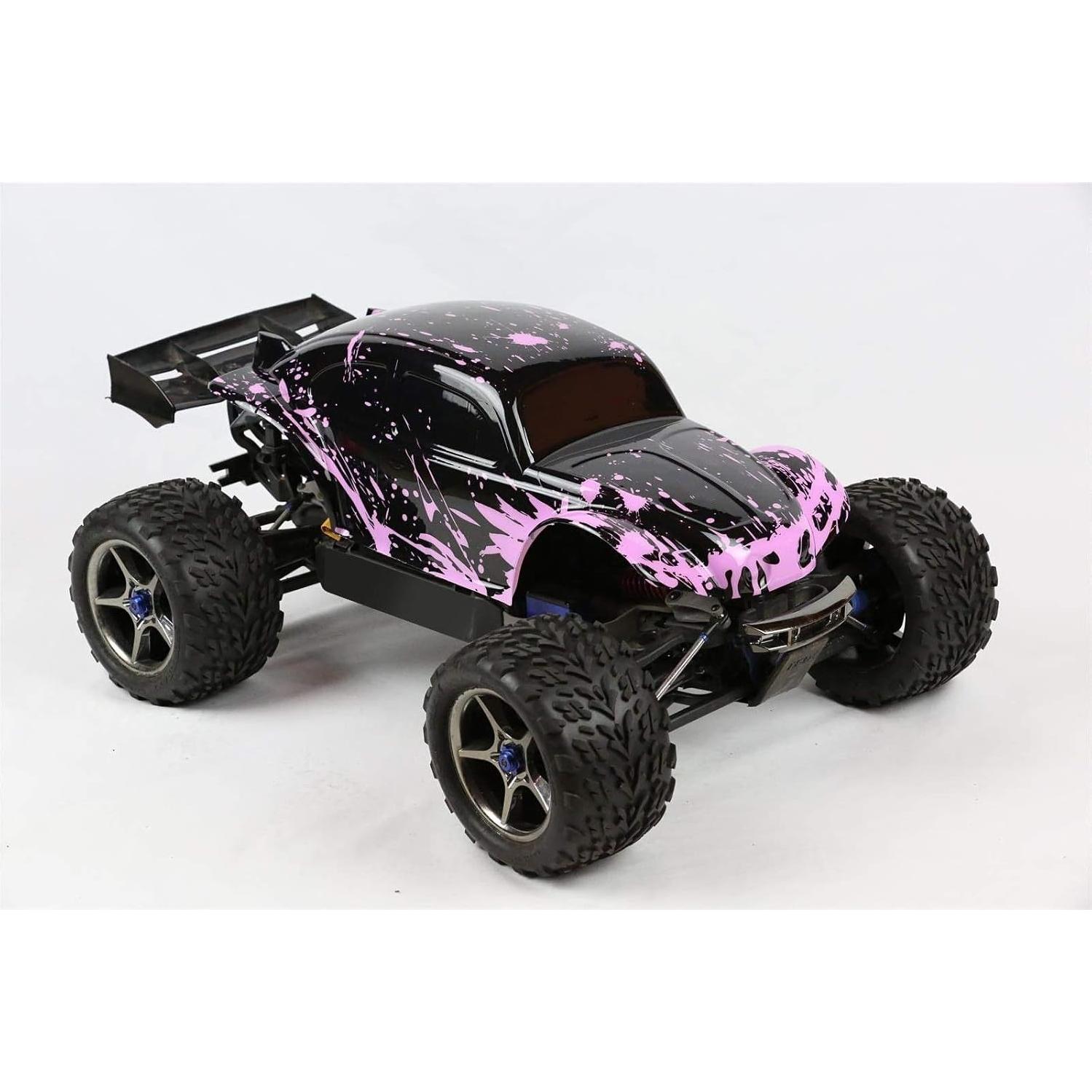 Carrocería RC Personalizada SummitLink 1/10 1/8 Rosa Negra
