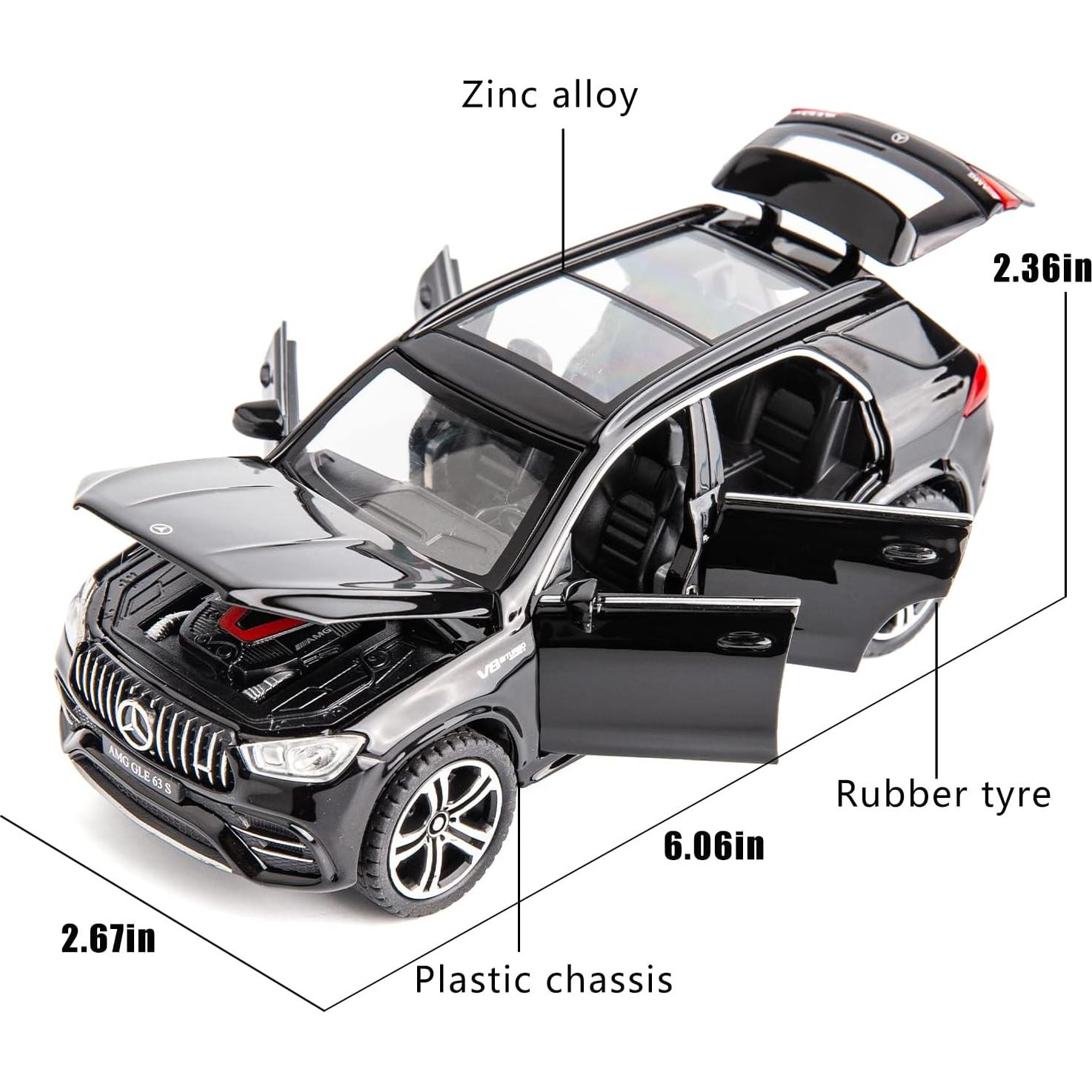 Coche de Juguete Benz AMG GLE 63S 1/32 con Sonido y Luz