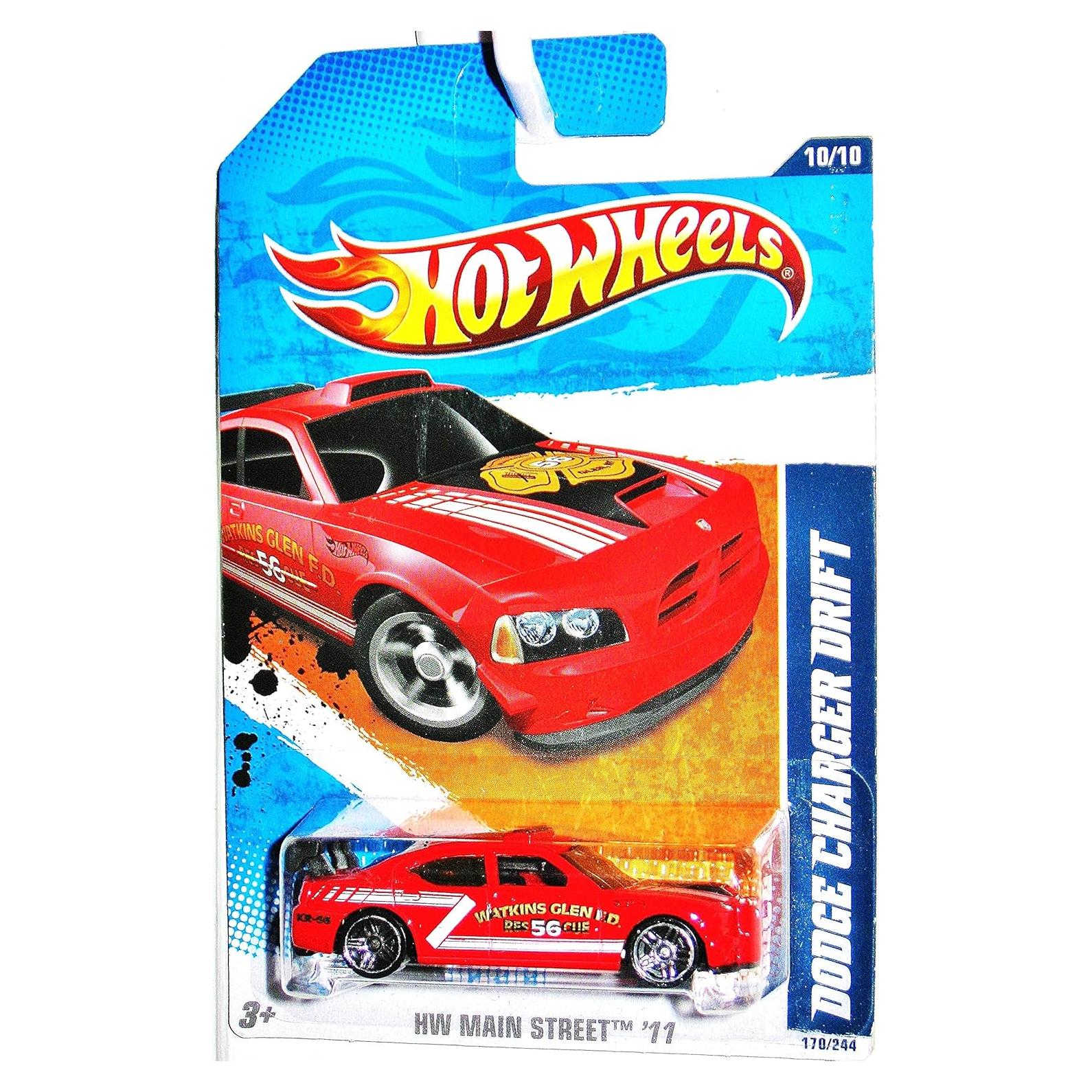 Hot Wheels Dodge Charger Drift 1:64 Escala Rojo 2011