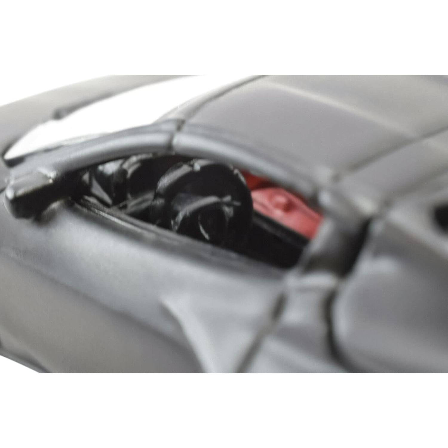 Auto de Fundición Corvette C8 2020 Negro Mate 1:64 Hobbies Premium