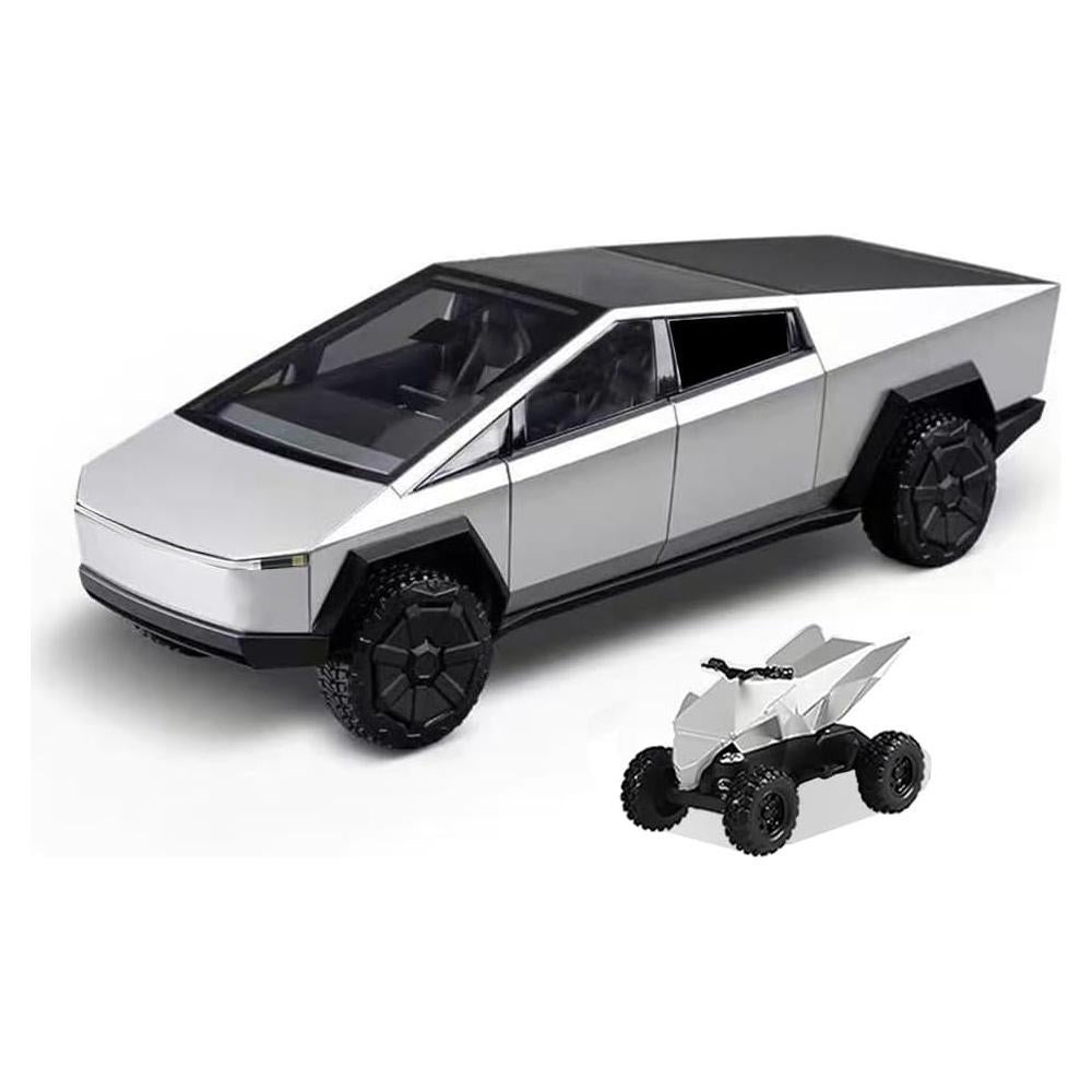 Camión Cyber Truck Simblong 1/32 con Motocicleta y Sonido