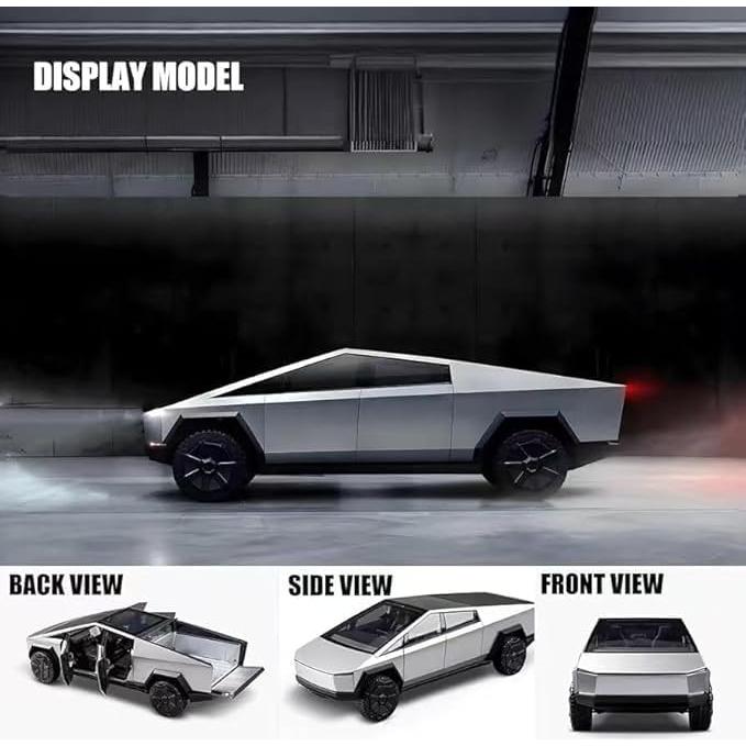 Camión Cyber Truck Simblong 1/32 con Motocicleta y Sonido