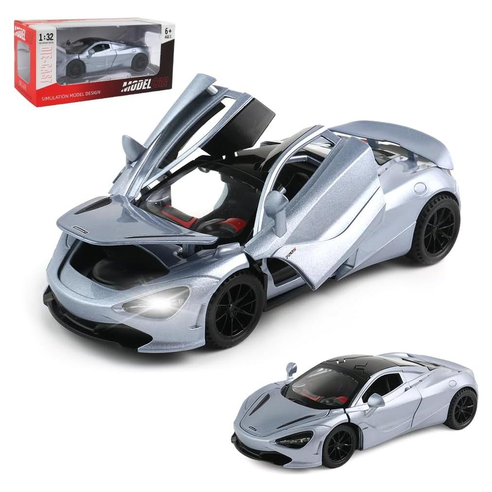 Coche de Juguete McLaren 720S Miniatura 1:32 con Luces