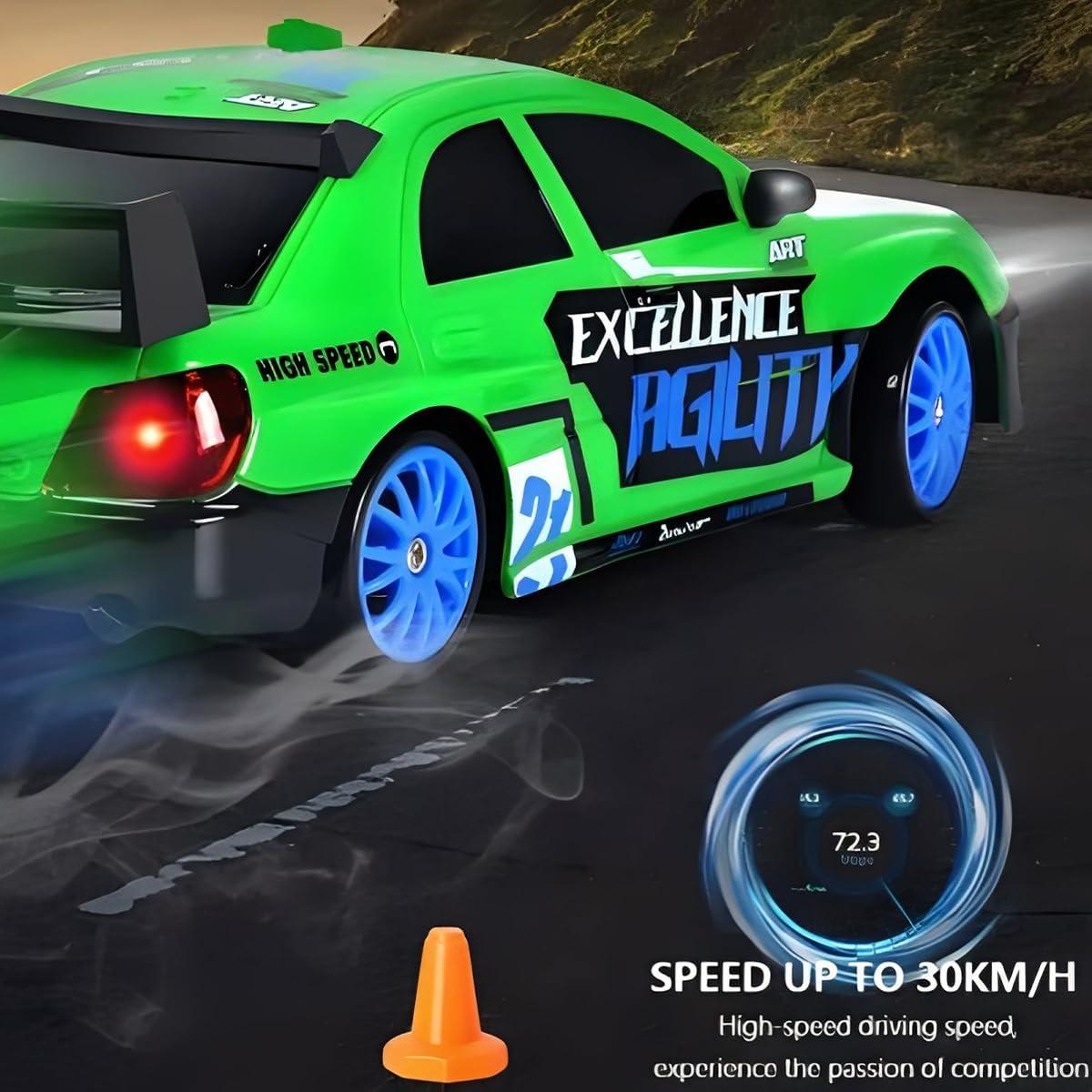 Coche RC Liberty Imports 1/24 4WD Deriva LED Neumáticos