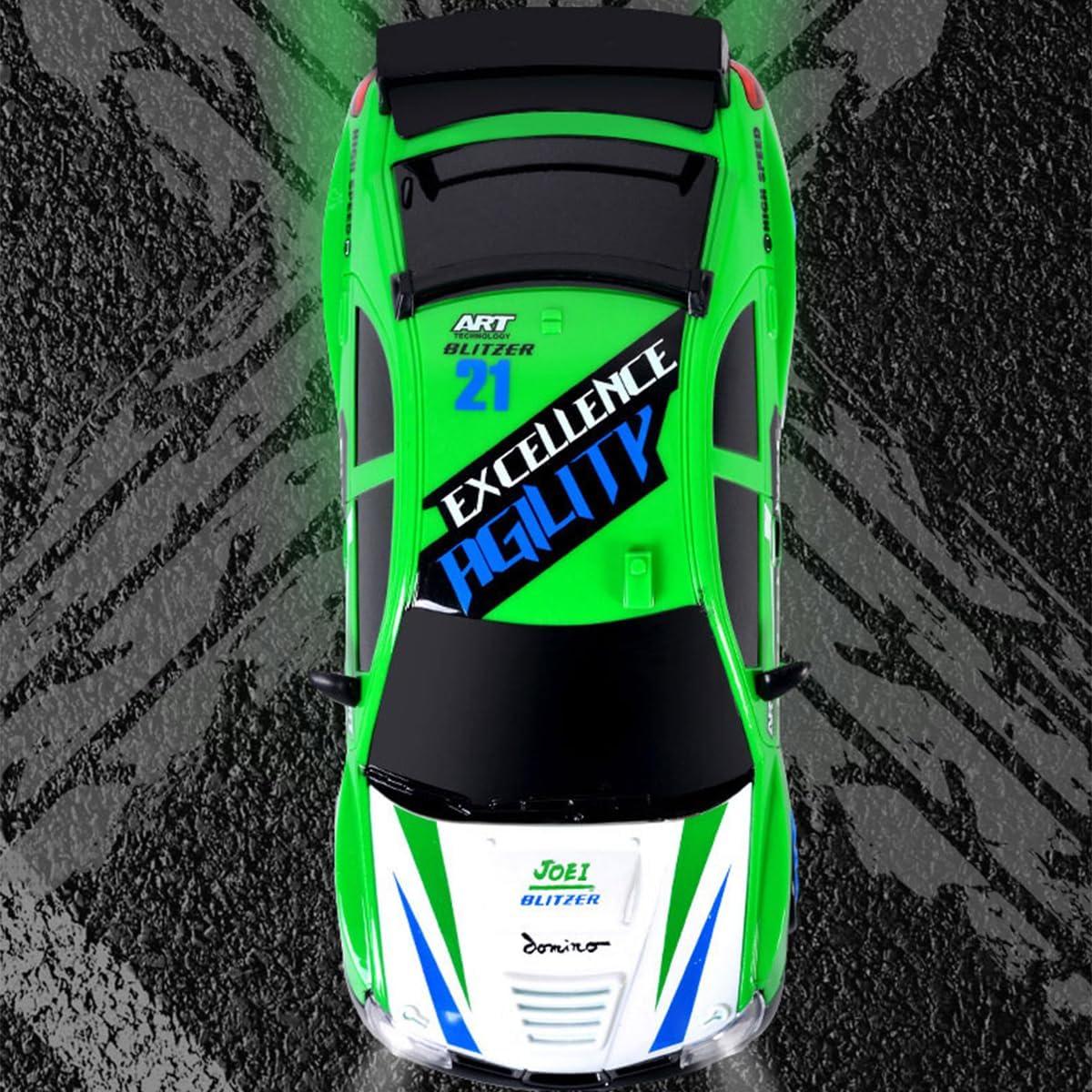 Coche RC Liberty Imports 1/24 4WD Deriva LED Neumáticos