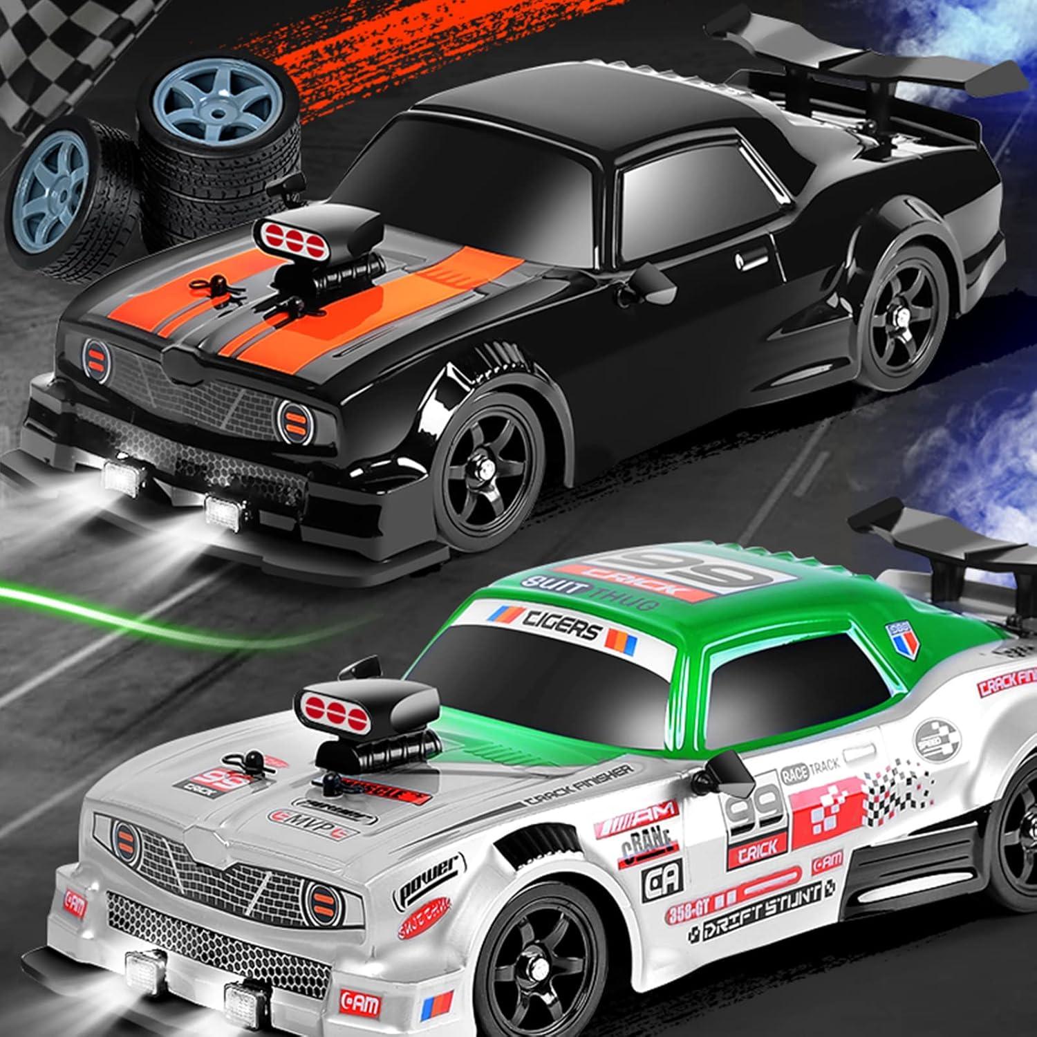 Coche RC Drift Sakeye 1:16 4WD Luces LED Batería Recargable