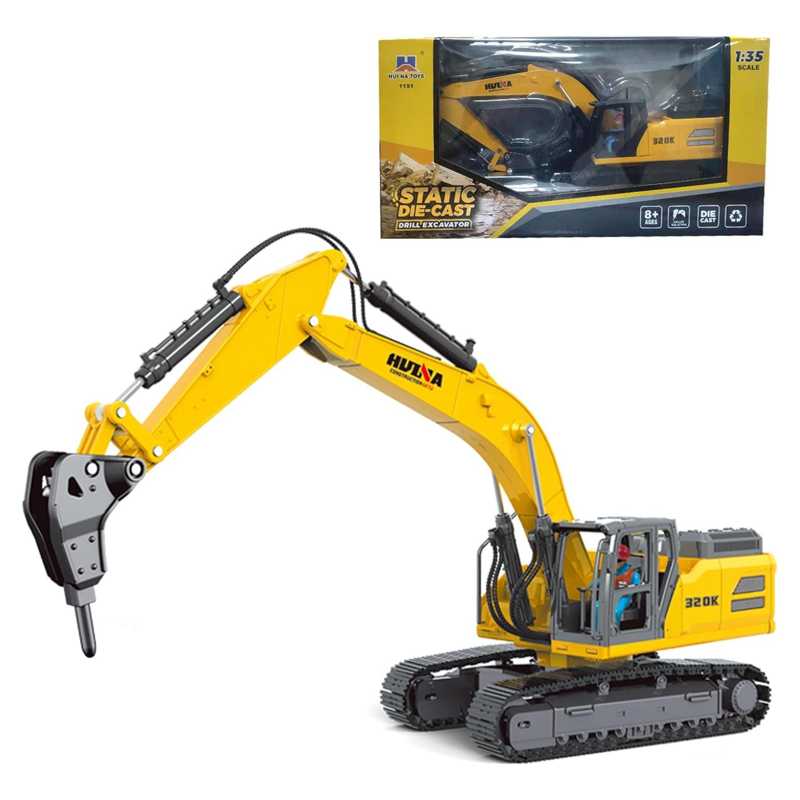 Excavadora Juguete Gemini&Genius 1:35 Carro Demolición