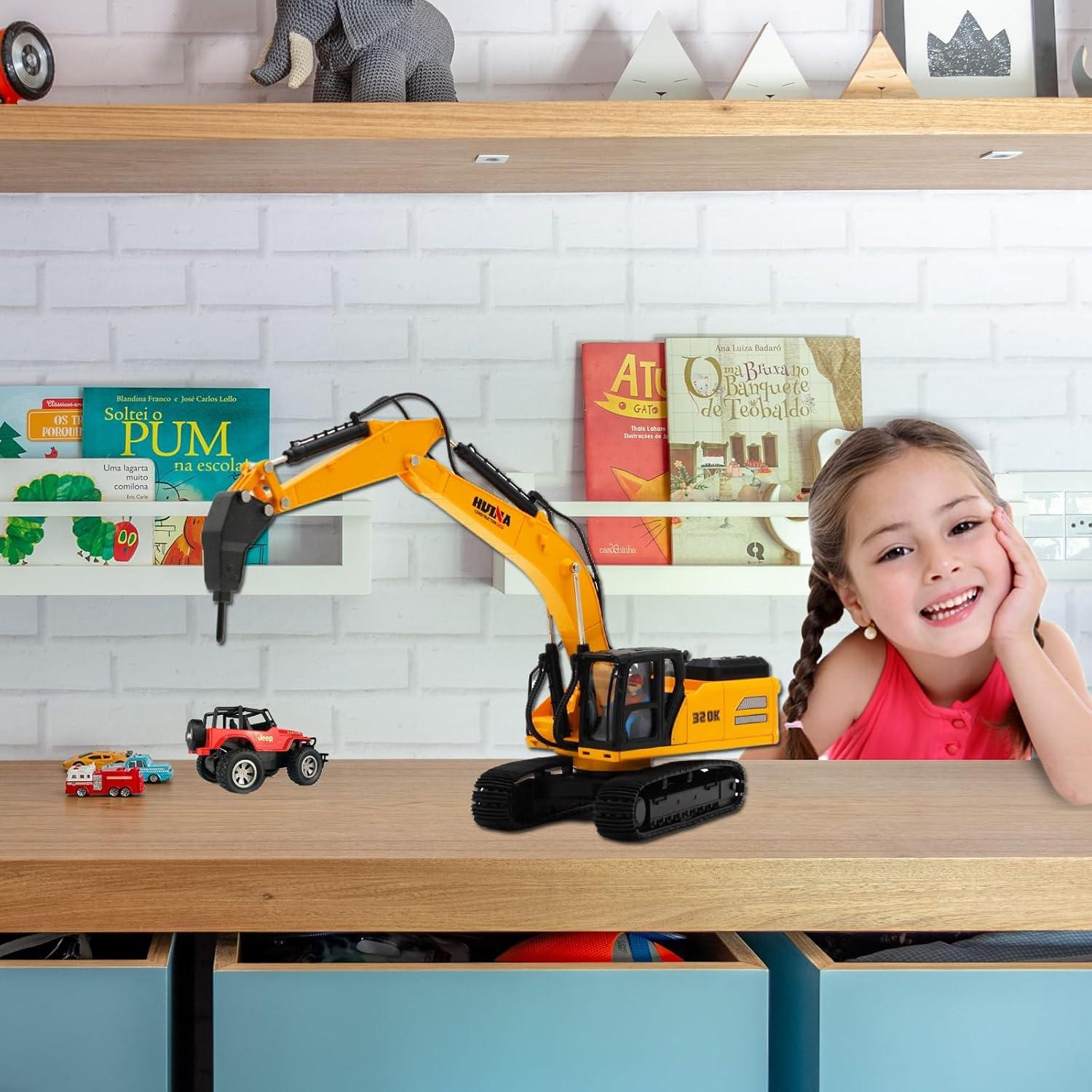 Excavadora Juguete Gemini&Genius 1:35 Carro Demolición