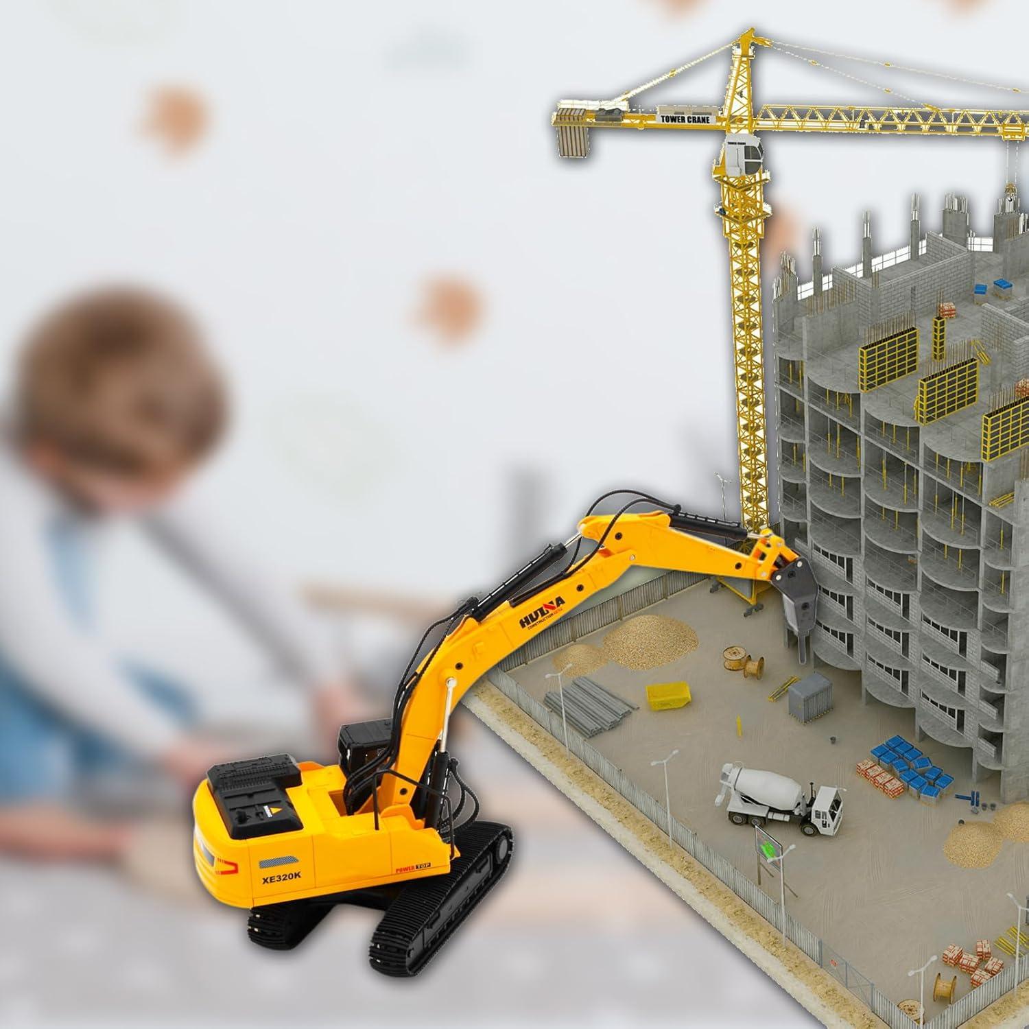 Excavadora Juguete Gemini&Genius 1:35 Carro Demolición