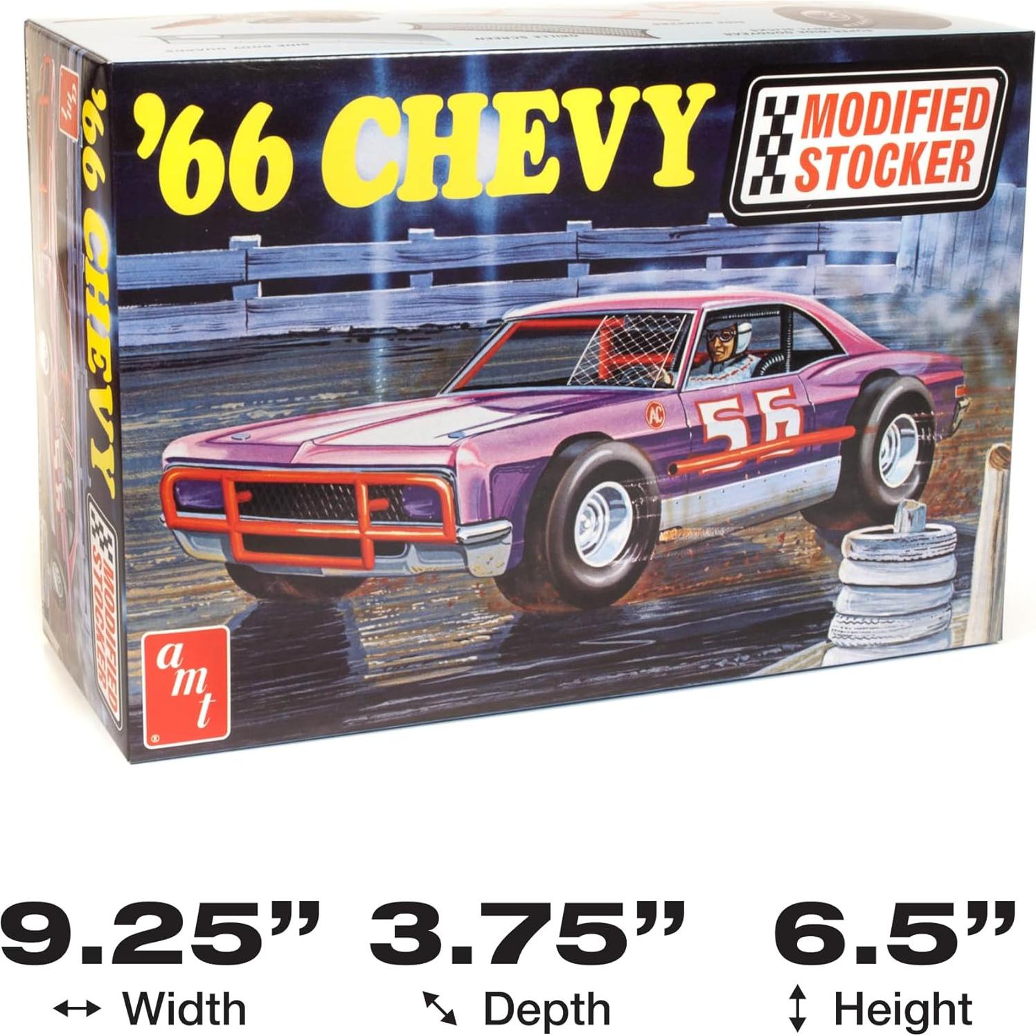 Kit de Modelo AMT Chevy Impala Modificado Stocker 1966 1/25