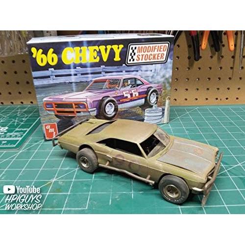 Kit de Modelo AMT Chevy Impala Modificado Stocker 1966 1/25