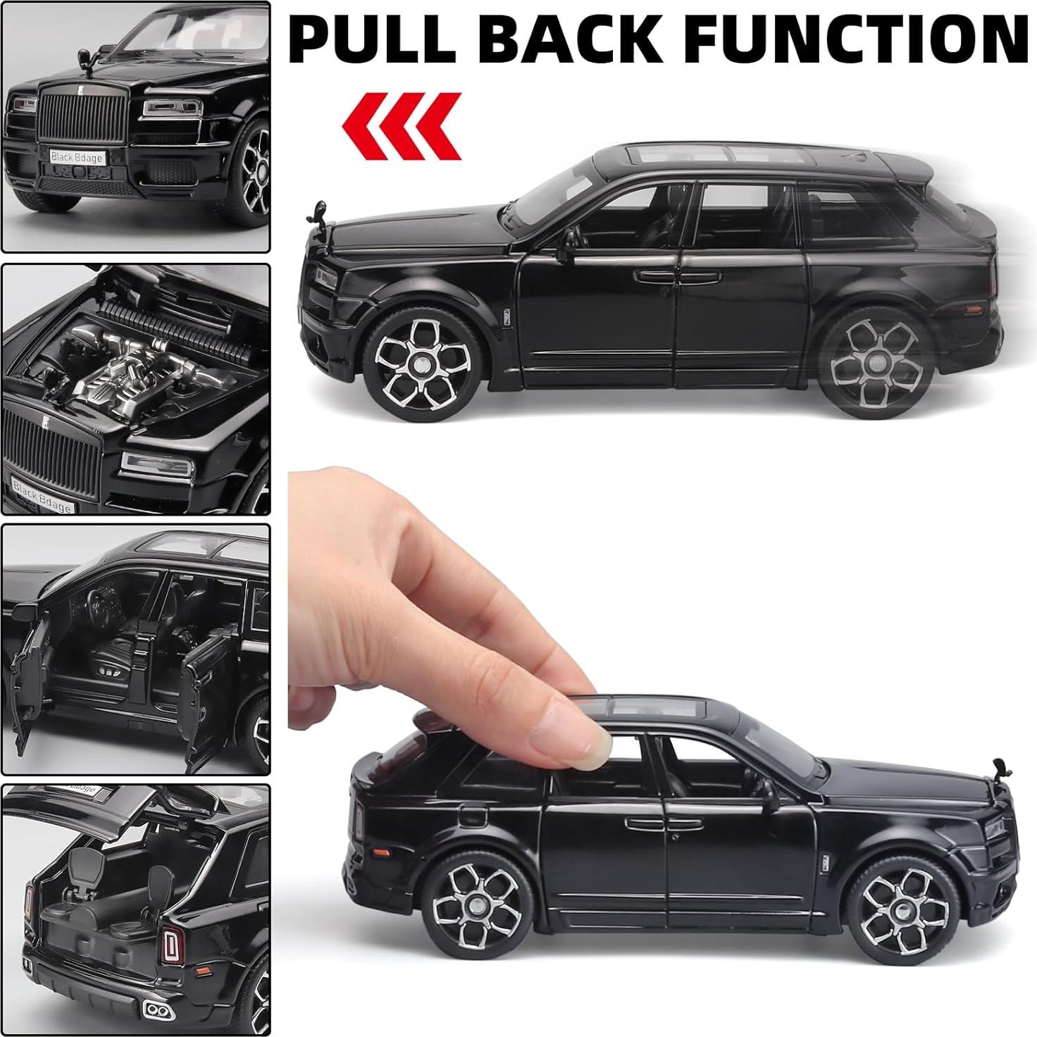 Coche Coleccionable OANMYJJO 1:32 Rolls-Royce Cullinan Negro