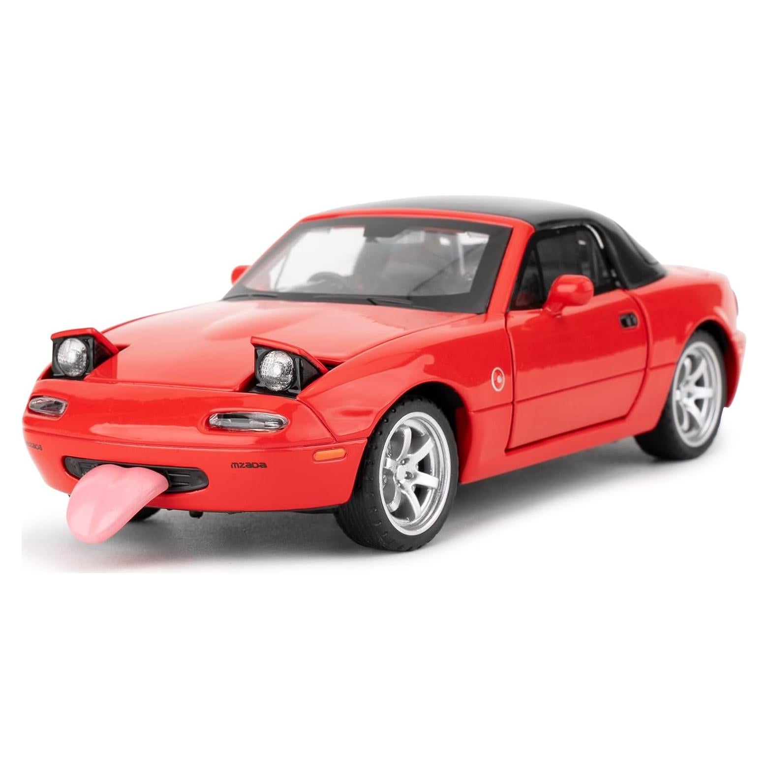 Coche de Modelo 1/32 Mazda Miata Rojo con Sonido y Luz