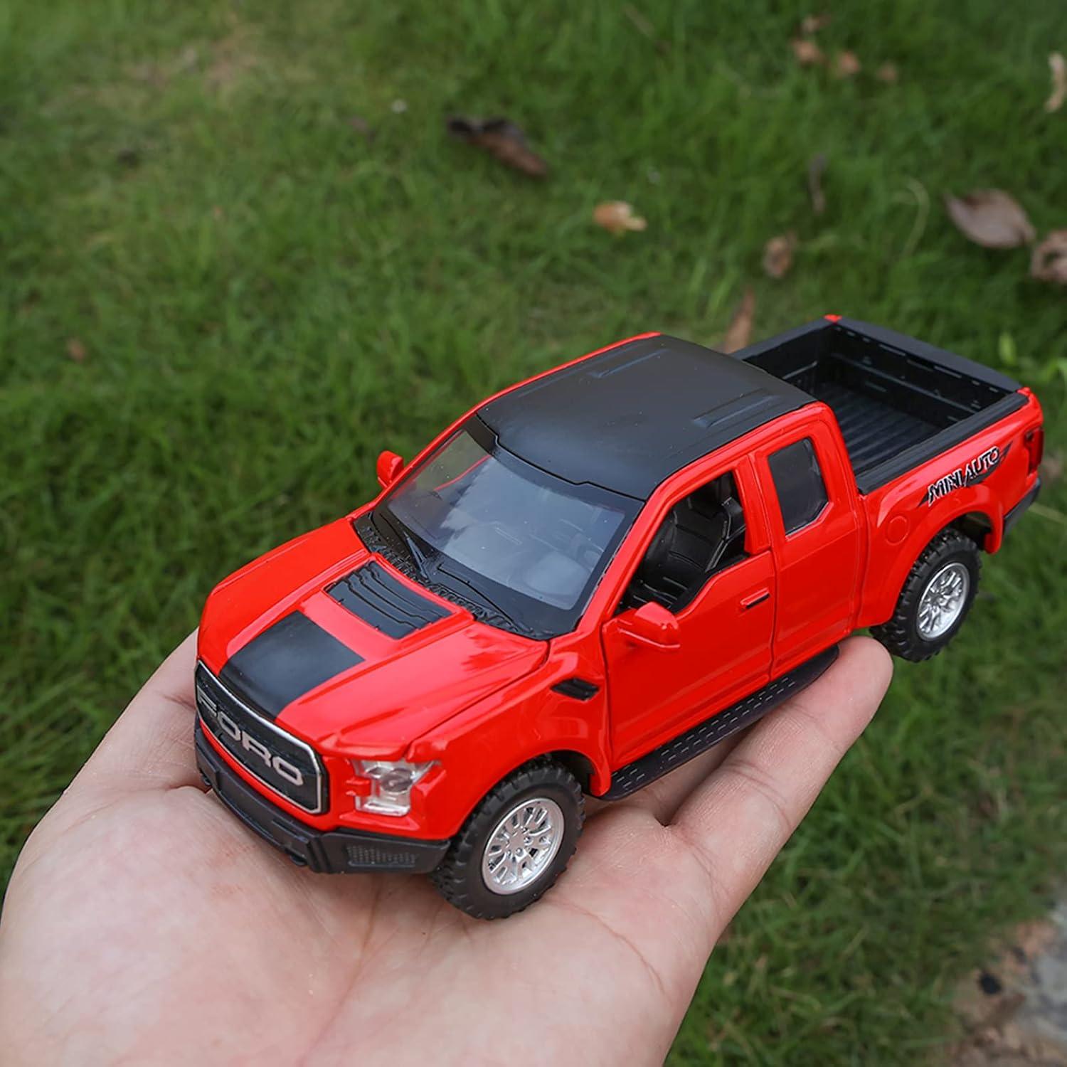 Camión Pickup F150 SASBSC Metal con Luz y Sonido Rojo