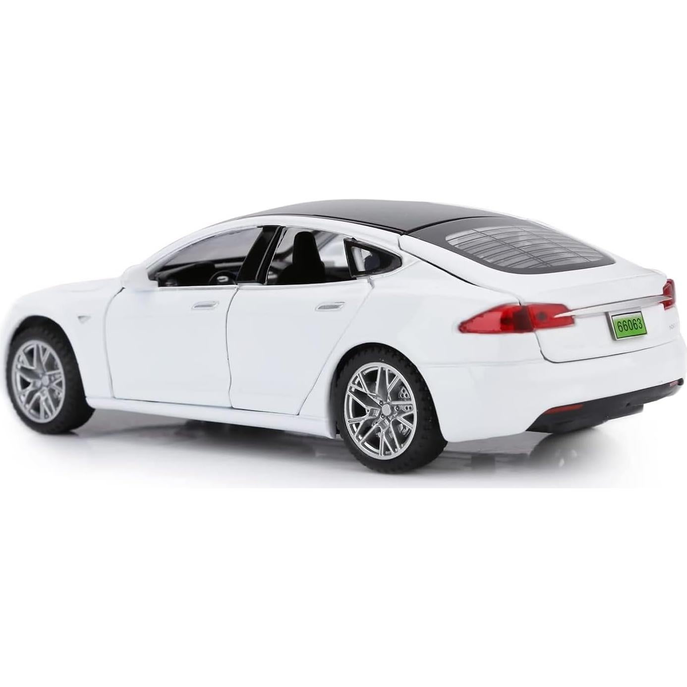 Coche de Juguete SASBSC Modelo S Metal con Luz y Sonido